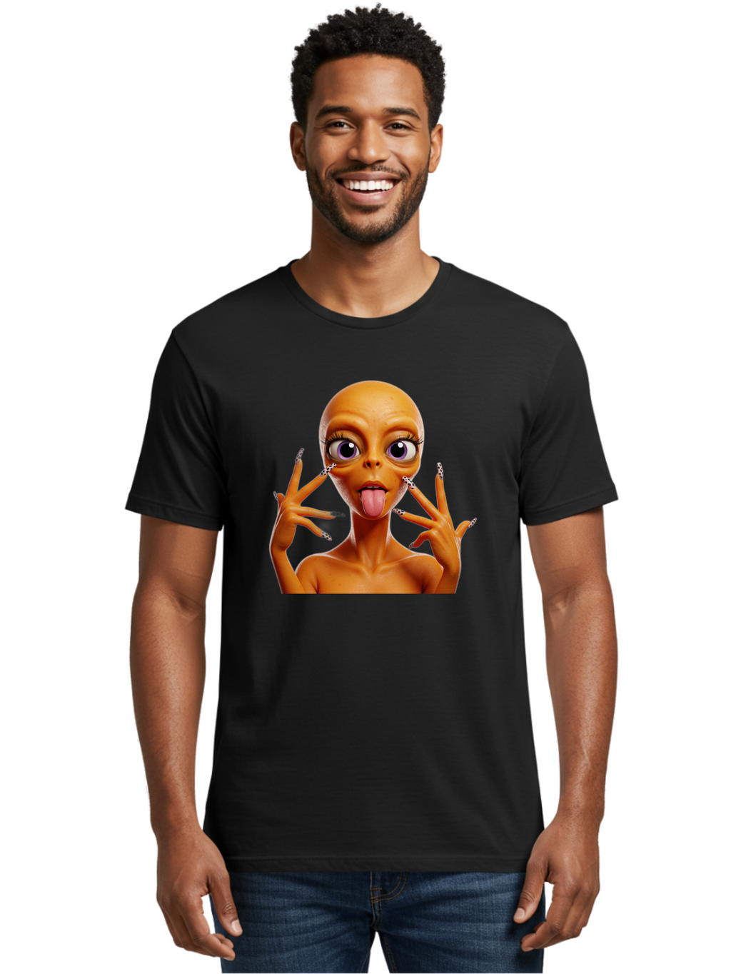 Alien-1 Men'S Graphic Tee, 100% Cotton, Comfortable Casual Summer Wear, Machine Washable, Vintage Camera, Old Camera, Antique Camera, Black Camera, Classic Photography, Photography Equipment, Nostalgic Device, Film Camera, Camera Art Baj906