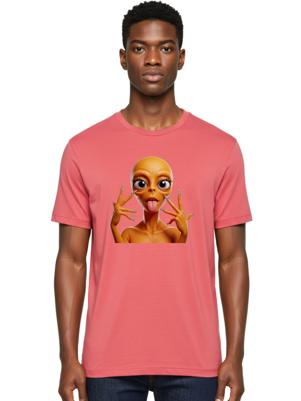Alien-1 Men'S Graphic Tee, 100% Cotton, Comfortable Casual Summer Wear, Machine Washable, Vintage Camera, Old Camera, Antique Camera, Black Camera, Classic Photography, Photography Equipment, Nostalgic Device, Film Camera, Camera Art Baj906