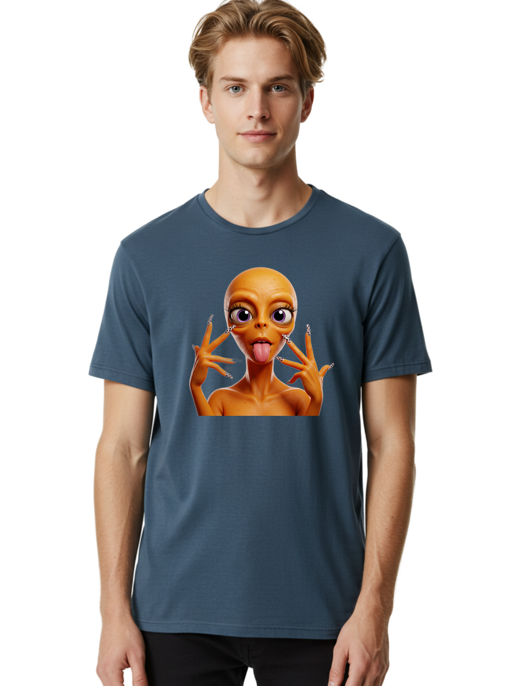 Alien-1 Men'S Graphic Tee, 100% Cotton, Comfortable Casual Summer Wear, Machine Washable, Vintage Camera, Old Camera, Antique Camera, Black Camera, Classic Photography, Photography Equipment, Nostalgic Device, Film Camera, Camera Art Baj906