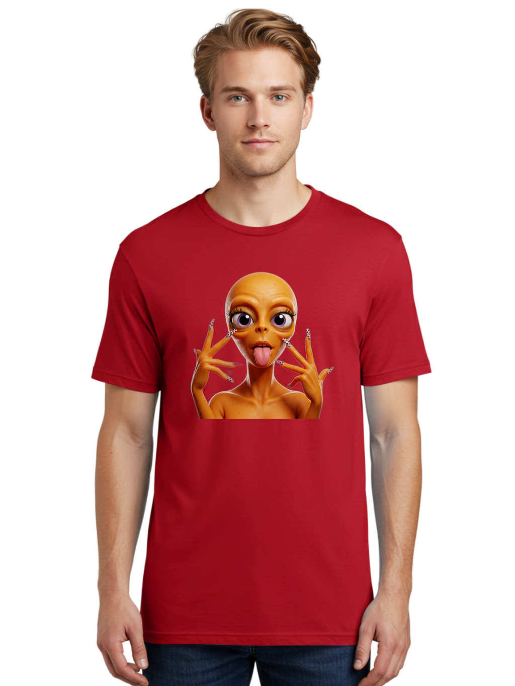 Alien-1 Men'S Graphic Tee, 100% Cotton, Comfortable Casual Summer Wear, Machine Washable, Vintage Camera, Old Camera, Antique Camera, Black Camera, Classic Photography, Photography Equipment, Nostalgic Device, Film Camera, Camera Art Baj906