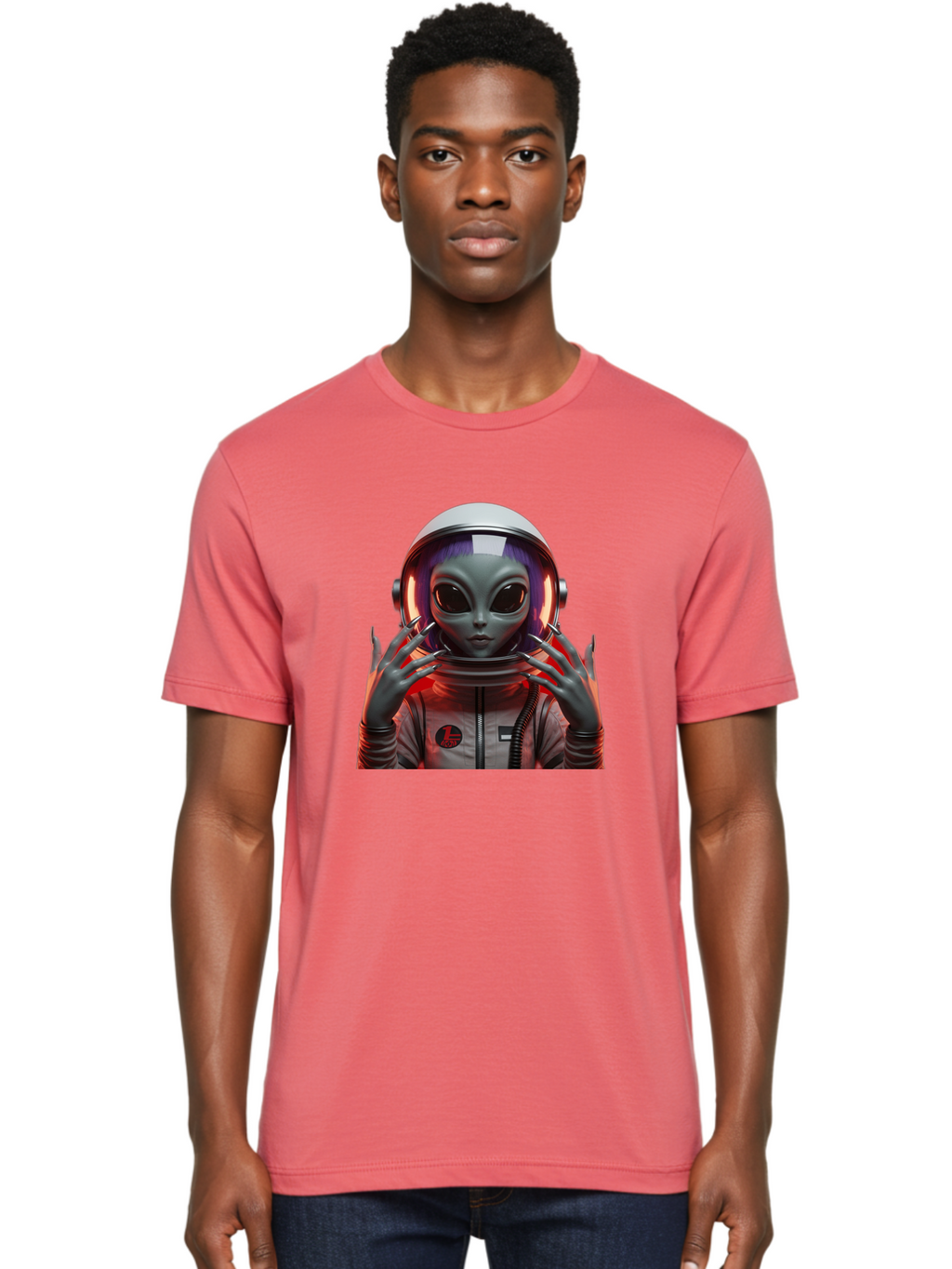 Alien-Astronaut Men'S Graphic Tee, 100% Cotton, Comfortable Casual Summer Wear, Machine Washable, Vintage Camera, Old Camera, Antique Camera, Black Camera, Classic Photography, Photography Equipment, Nostalgic Device, Film Camera, Camera Art Baj908