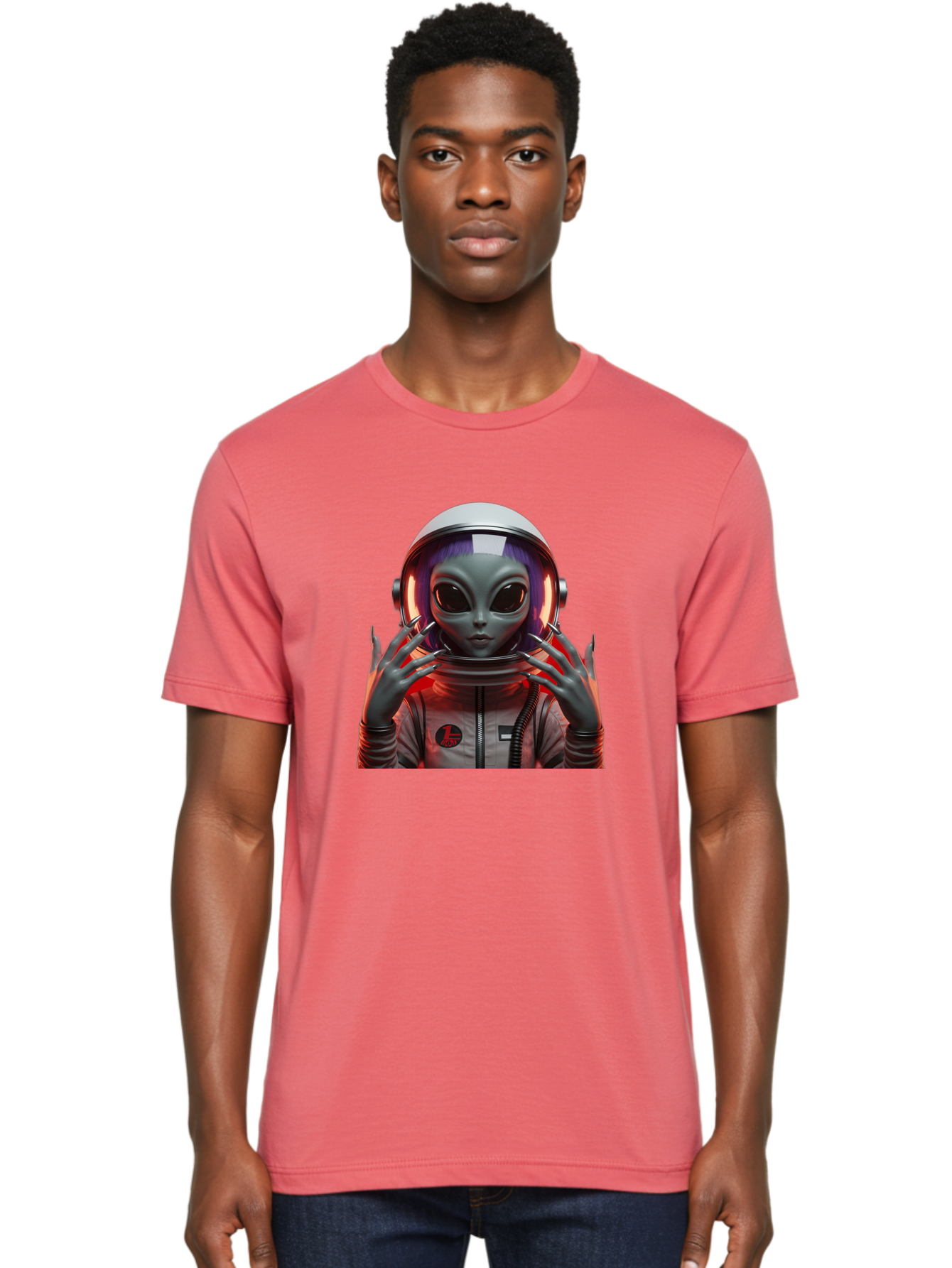 Alien-Astronaut Men'S Graphic Tee, 100% Cotton, Comfortable Casual Summer Wear, Machine Washable, Vintage Camera, Old Camera, Antique Camera, Black Camera, Classic Photography, Photography Equipment, Nostalgic Device, Film Camera, Camera Art Baj908