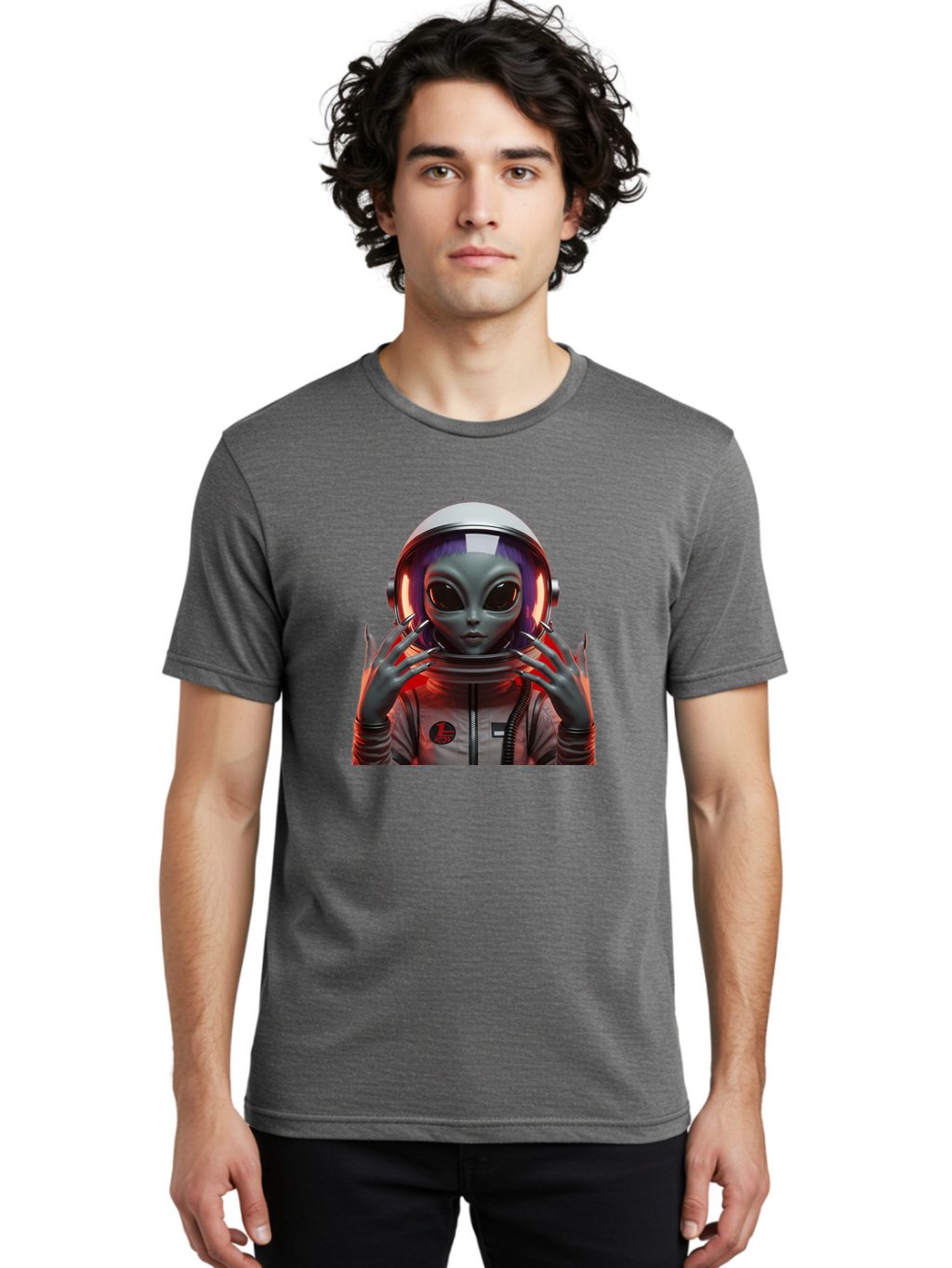 Alien-Astronaut Men'S Graphic Tee, 100% Cotton, Comfortable Casual Summer Wear, Machine Washable, Vintage Camera, Old Camera, Antique Camera, Black Camera, Classic Photography, Photography Equipment, Nostalgic Device, Film Camera, Camera Art Baj908