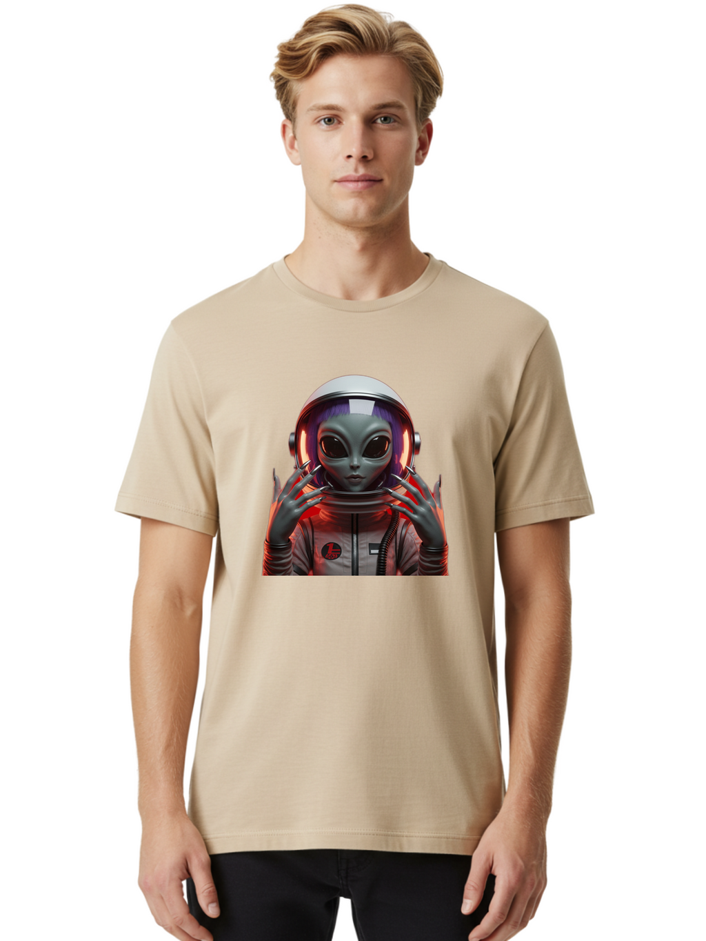 Alien-Astronaut Men'S Graphic Tee, 100% Cotton, Comfortable Casual Summer Wear, Machine Washable, Vintage Camera, Old Camera, Antique Camera, Black Camera, Classic Photography, Photography Equipment, Nostalgic Device, Film Camera, Camera Art Baj908