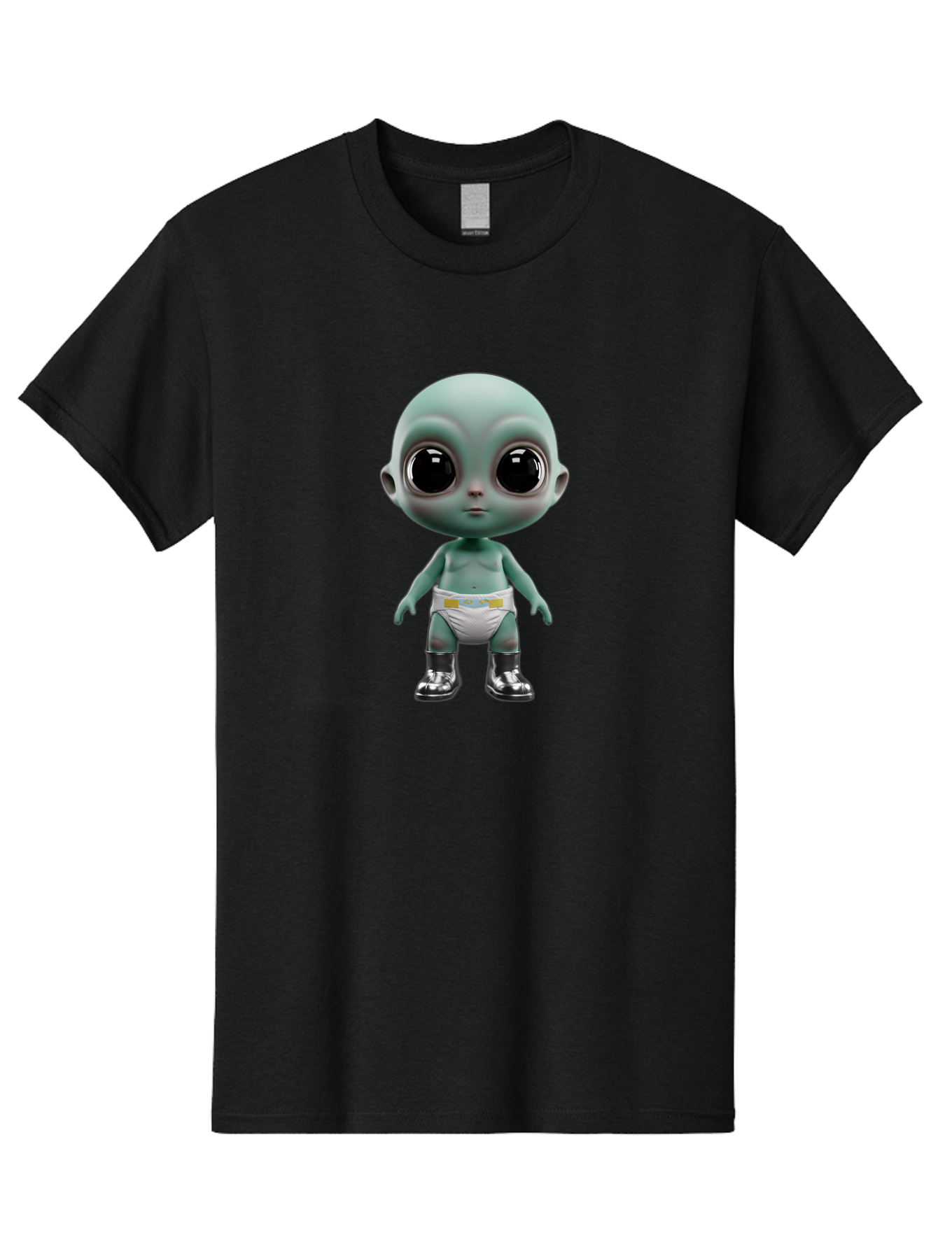 Alien-Baby-1 Men'S Graphic Tee, 100% Cotton, Comfortable Casual Summer Wear, Machine Washable, Vintage Camera, Old Camera, Antique Camera, Black Camera, Classic Photography, Photography Equipment, Nostalgic Device, Film Camera, Camera Art Baj909