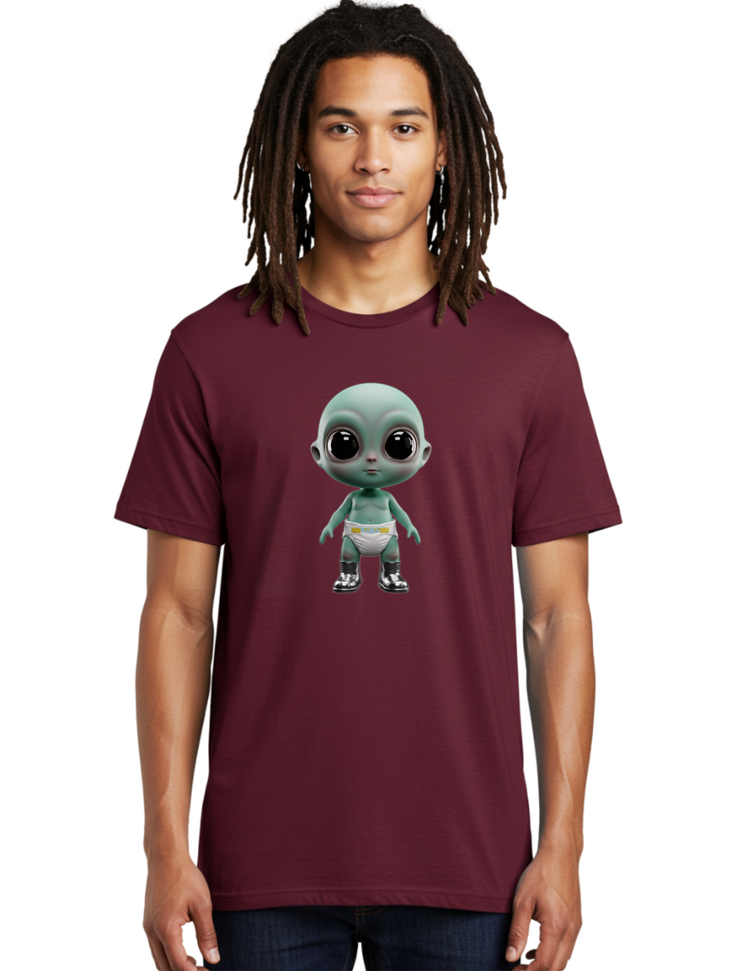 Alien-Baby-1 Men'S Graphic Tee, 100% Cotton, Comfortable Casual Summer Wear, Machine Washable, Vintage Camera, Old Camera, Antique Camera, Black Camera, Classic Photography, Photography Equipment, Nostalgic Device, Film Camera, Camera Art Baj909