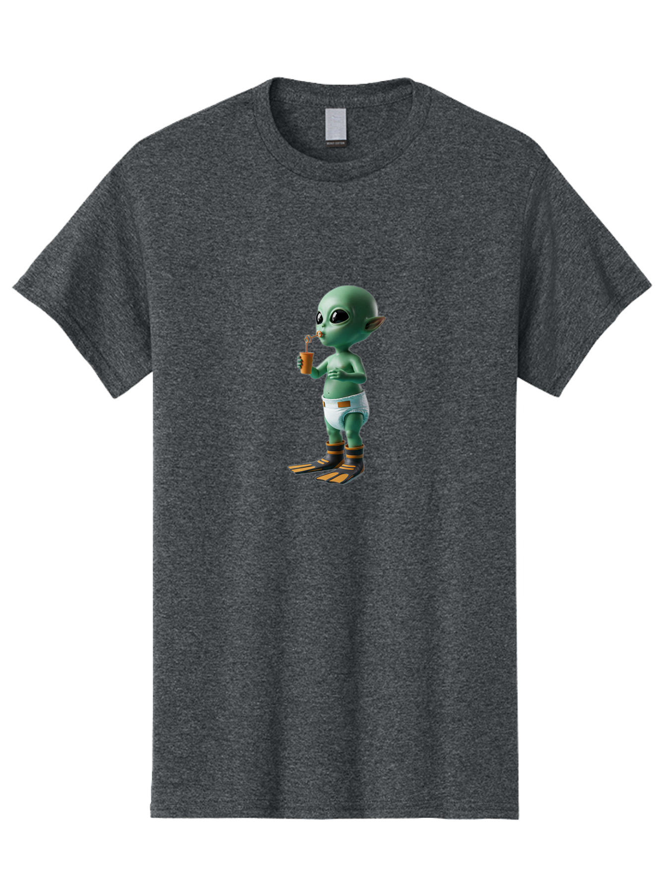 Alien-Baby-3 Men'S Graphic Tee, 100% Cotton, Comfortable Casual Summer Wear, Machine Washable, Vintage Camera, Old Camera, Antique Camera, Black Camera, Classic Photography, Photography Equipment, Nostalgic Device, Film Camera, Camera Art Baj911
