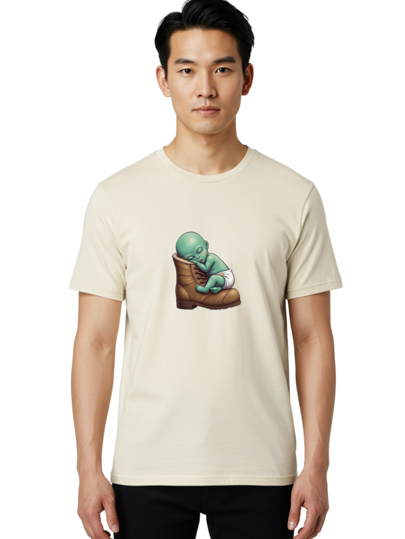 Alien-Baby-Boot Men'S Graphic Tee, 100% Cotton, Comfortable Casual Summer Wear, Machine Washable, Vintage Camera, Old Camera, Antique Camera, Black Camera, Classic Photography, Photography Equipment, Nostalgic Device, Film Camera, Camera Art Baj912