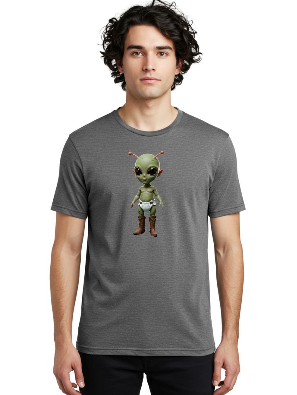 Alien-Baby-Cowboy Men'S Graphic Tee, 100% Cotton, Comfortable Casual Summer Wear, Machine Washable, Vintage Camera, Old Camera, Antique Camera, Black Camera, Classic Photography, Photography Equipment, Nostalgic Device, Film Camera, Camera Art Baj913
