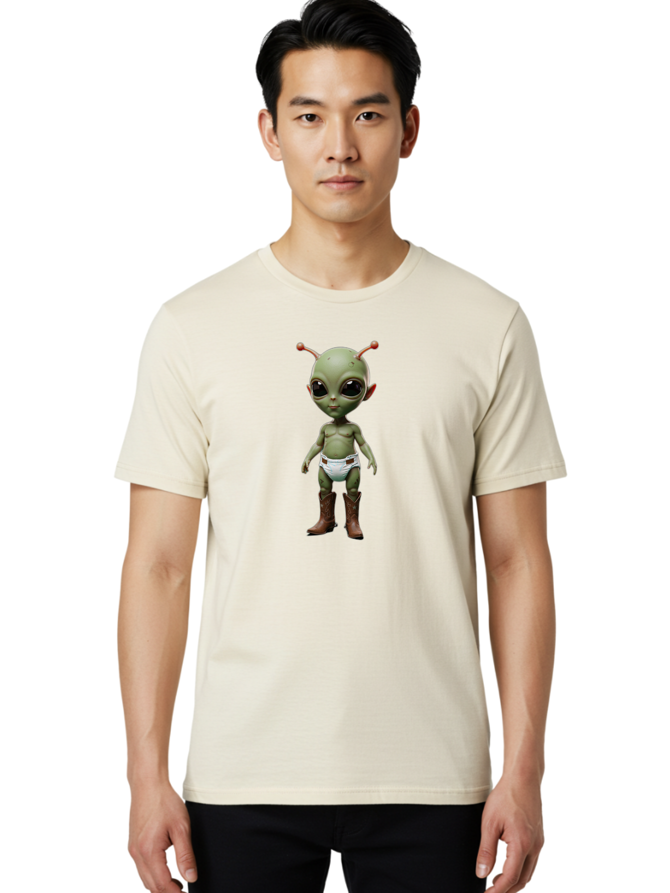 Alien-Baby-Cowboy Men'S Graphic Tee, 100% Cotton, Comfortable Casual Summer Wear, Machine Washable, Vintage Camera, Old Camera, Antique Camera, Black Camera, Classic Photography, Photography Equipment, Nostalgic Device, Film Camera, Camera Art Baj913