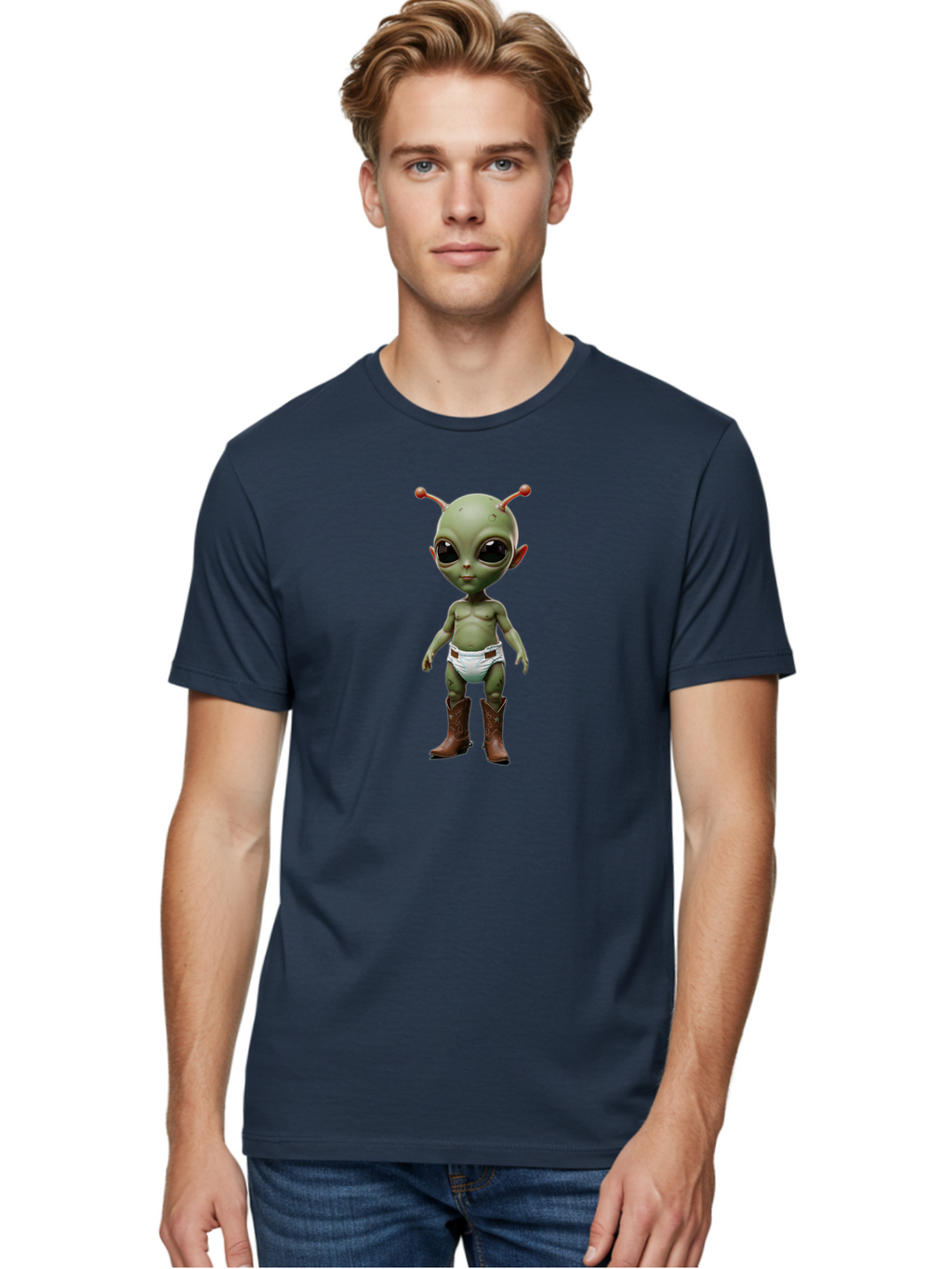 Alien-Baby-Cowboy Men'S Graphic Tee, 100% Cotton, Comfortable Casual Summer Wear, Machine Washable, Vintage Camera, Old Camera, Antique Camera, Black Camera, Classic Photography, Photography Equipment, Nostalgic Device, Film Camera, Camera Art Baj913