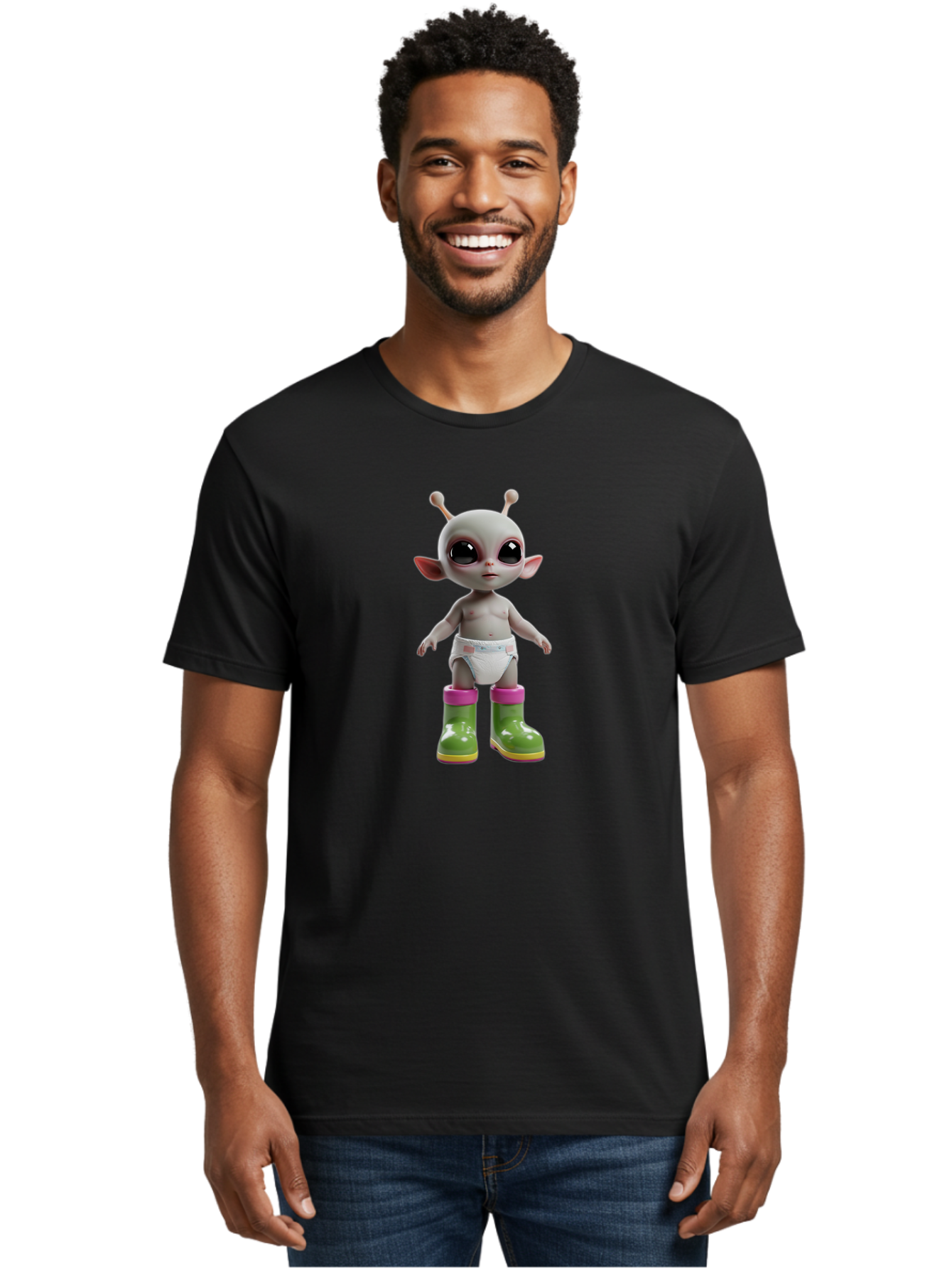 Alien-Baby Men'S Graphic Tee, 100% Cotton, Comfortable Casual Summer Wear, Machine Washable, Vintage Camera, Old Camera, Antique Camera, Black Camera, Classic Photography, Photography Equipment, Nostalgic Device, Film Camera, Camera Art Baj914