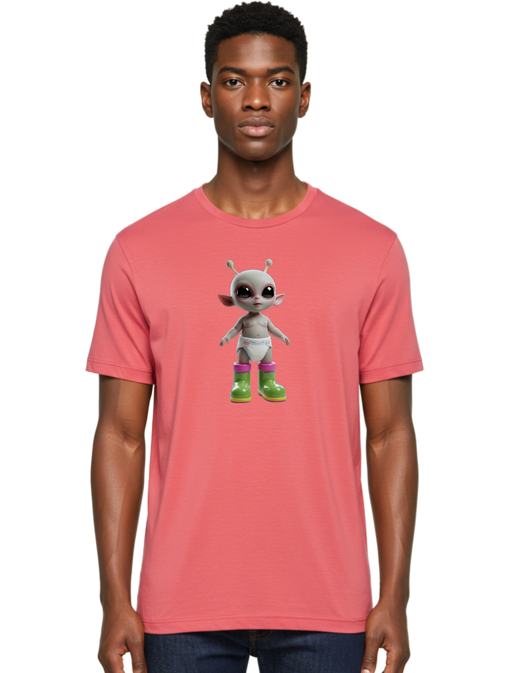 Alien-Baby Men'S Graphic Tee, 100% Cotton, Comfortable Casual Summer Wear, Machine Washable, Vintage Camera, Old Camera, Antique Camera, Black Camera, Classic Photography, Photography Equipment, Nostalgic Device, Film Camera, Camera Art Baj914