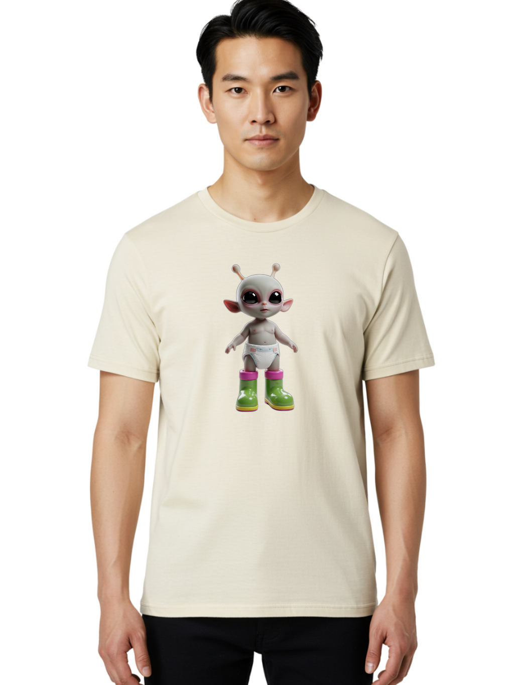 Alien-Baby Men'S Graphic Tee, 100% Cotton, Comfortable Casual Summer Wear, Machine Washable, Vintage Camera, Old Camera, Antique Camera, Black Camera, Classic Photography, Photography Equipment, Nostalgic Device, Film Camera, Camera Art Baj914