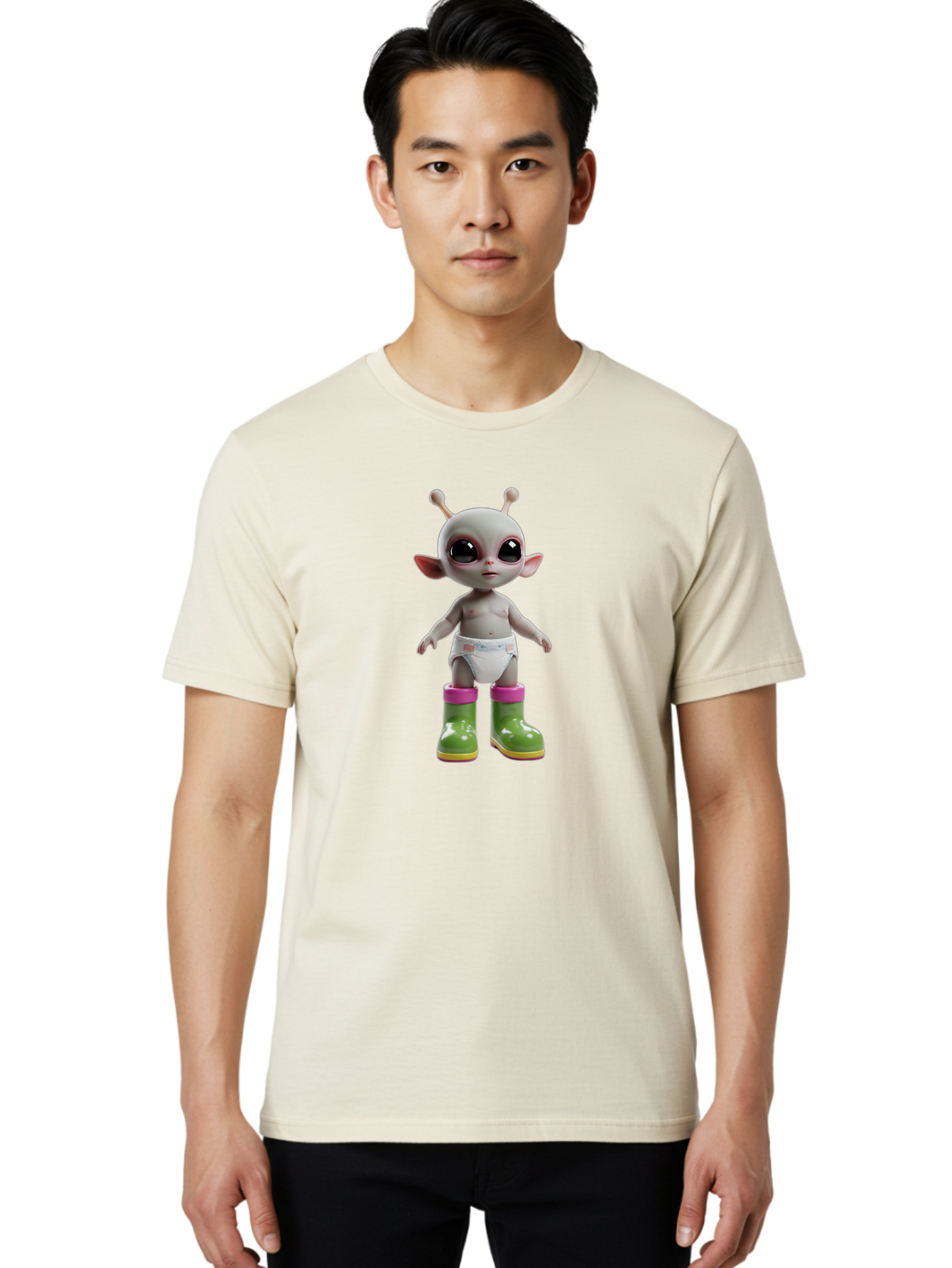 Alien-Baby Men'S Graphic Tee, 100% Cotton, Comfortable Casual Summer Wear, Machine Washable, Vintage Camera, Old Camera, Antique Camera, Black Camera, Classic Photography, Photography Equipment, Nostalgic Device, Film Camera, Camera Art Baj914