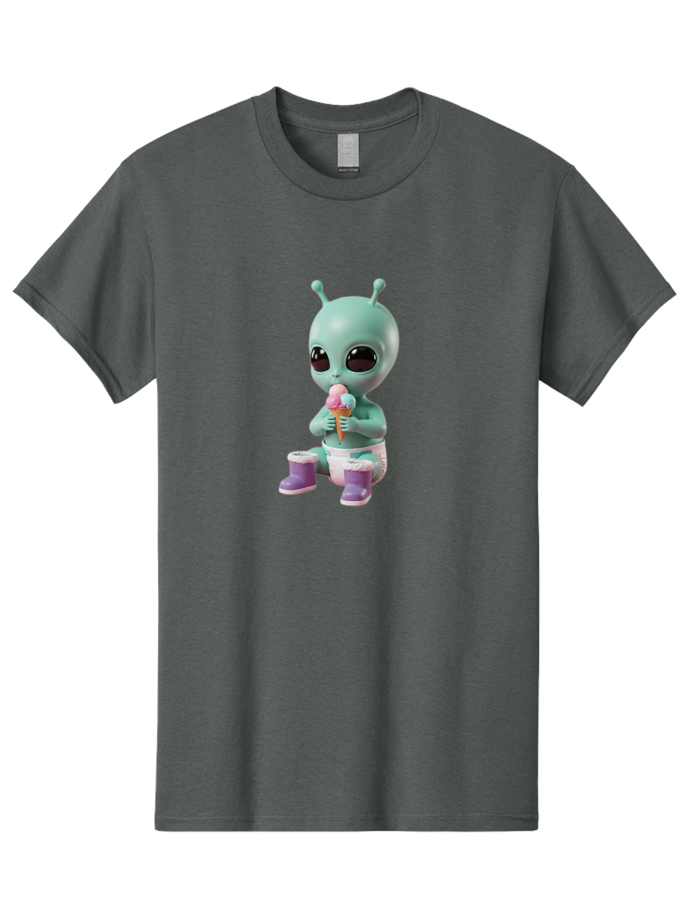 Alien-Eating-Ice-Cream Men'S Graphic Tee, 100% Cotton, Comfortable Casual Summer Wear, Machine Washable, Vintage Camera, Old Camera, Antique Camera, Black Camera, Classic Photography, Photography Equipment, Nostalgic Device, Film Camera, Baj916