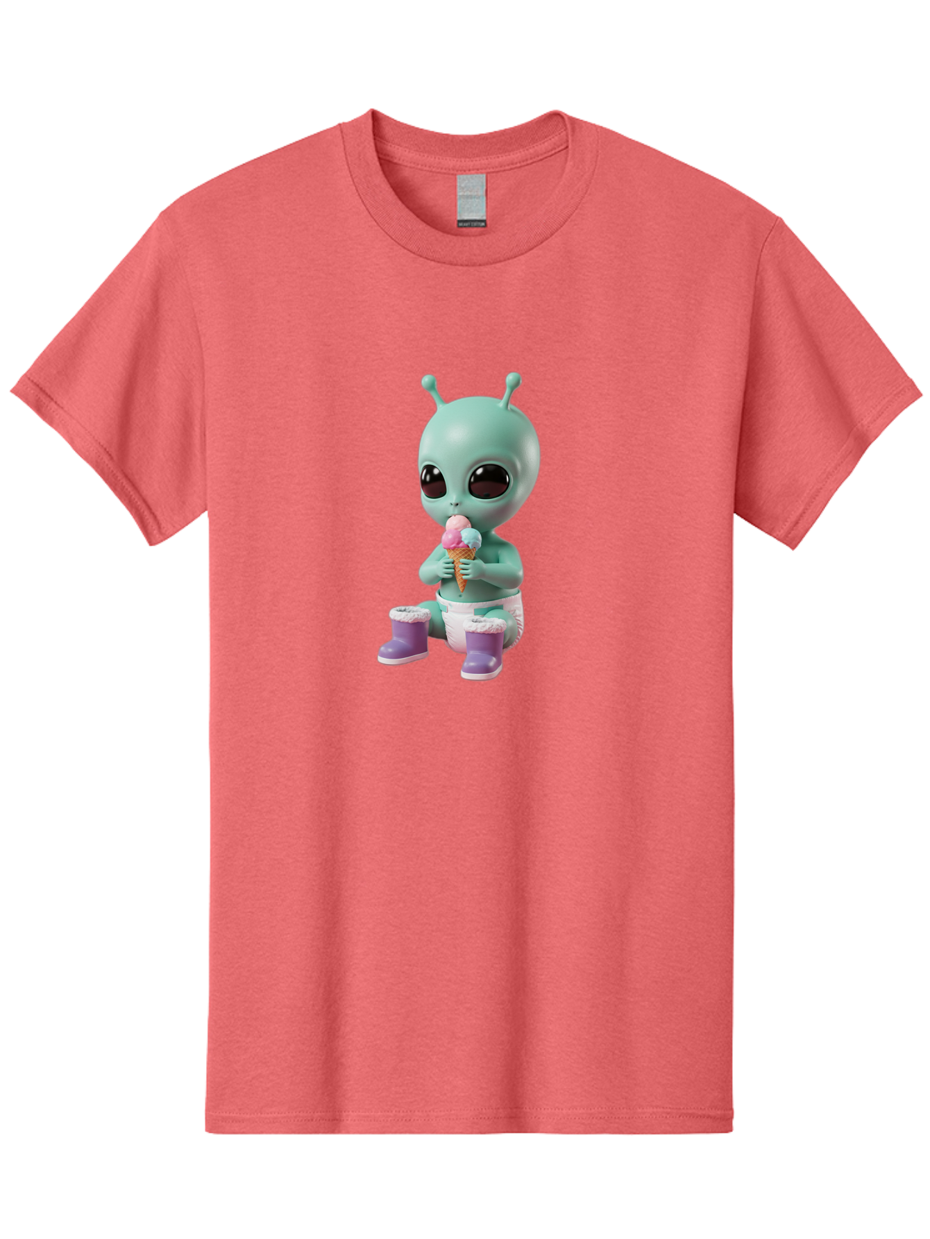 Alien-Eating-Ice-Cream Men'S Graphic Tee, 100% Cotton, Comfortable Casual Summer Wear, Machine Washable, Vintage Camera, Old Camera, Antique Camera, Black Camera, Classic Photography, Photography Equipment, Nostalgic Device, Film Camera, Baj916