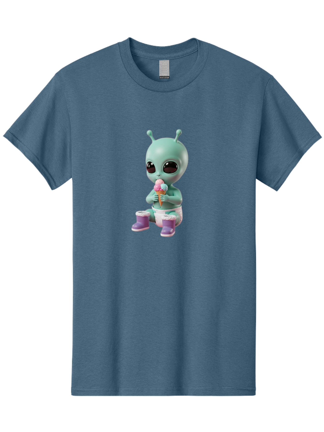 Alien-Eating-Ice-Cream Men'S Graphic Tee, 100% Cotton, Comfortable Casual Summer Wear, Machine Washable, Vintage Camera, Old Camera, Antique Camera, Black Camera, Classic Photography, Photography Equipment, Nostalgic Device, Film Camera, Baj916
