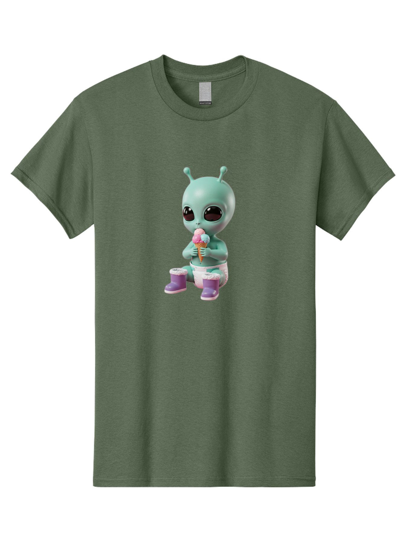 Alien-Eating-Ice-Cream Men'S Graphic Tee, 100% Cotton, Comfortable Casual Summer Wear, Machine Washable, Vintage Camera, Old Camera, Antique Camera, Black Camera, Classic Photography, Photography Equipment, Nostalgic Device, Film Camera, Baj916
