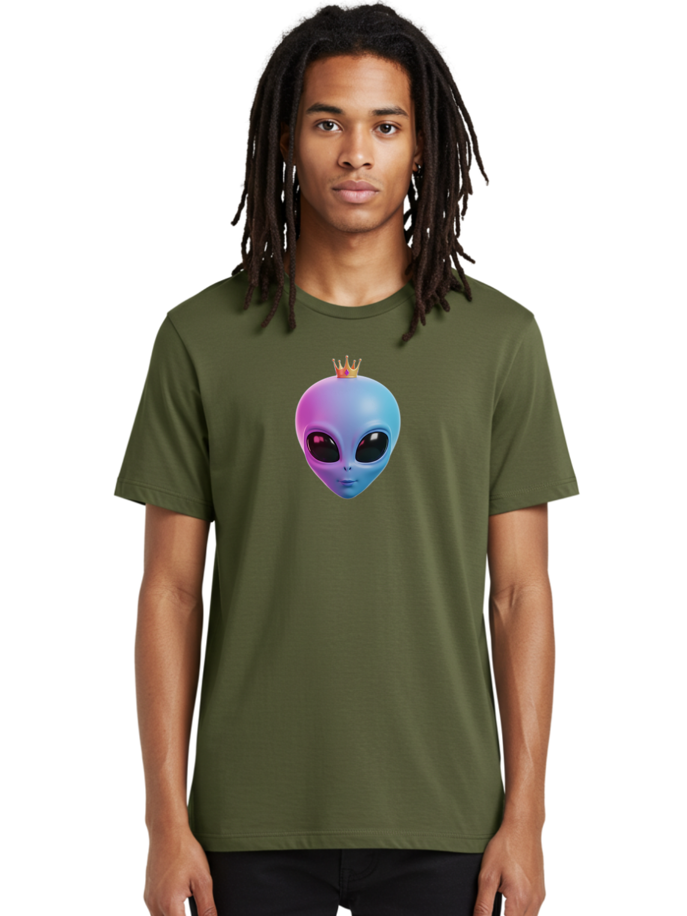 Alien-Head-With-Crown Men'S Graphic Tee, 100% Cotton, Comfortable Casual Summer Wear, Machine Washable, Vintage Camera, Old Camera, Antique Camera, Black Camera, Classic Photography, Photography Equipment, Nostalgic Device, Film Camera, Baj918