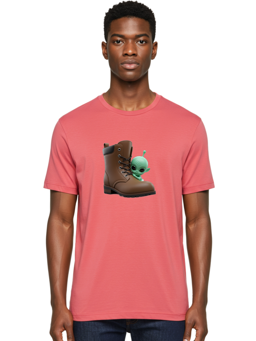 Alien-In-Boot Men'S Graphic Tee, 100% Cotton, Comfortable Casual Summer Wear, Machine Washable, Vintage Camera, Old Camera, Antique Camera, Black Camera, Classic Photography, Photography Equipment, Nostalgic Device, Film Camera, Camera Art Baj919