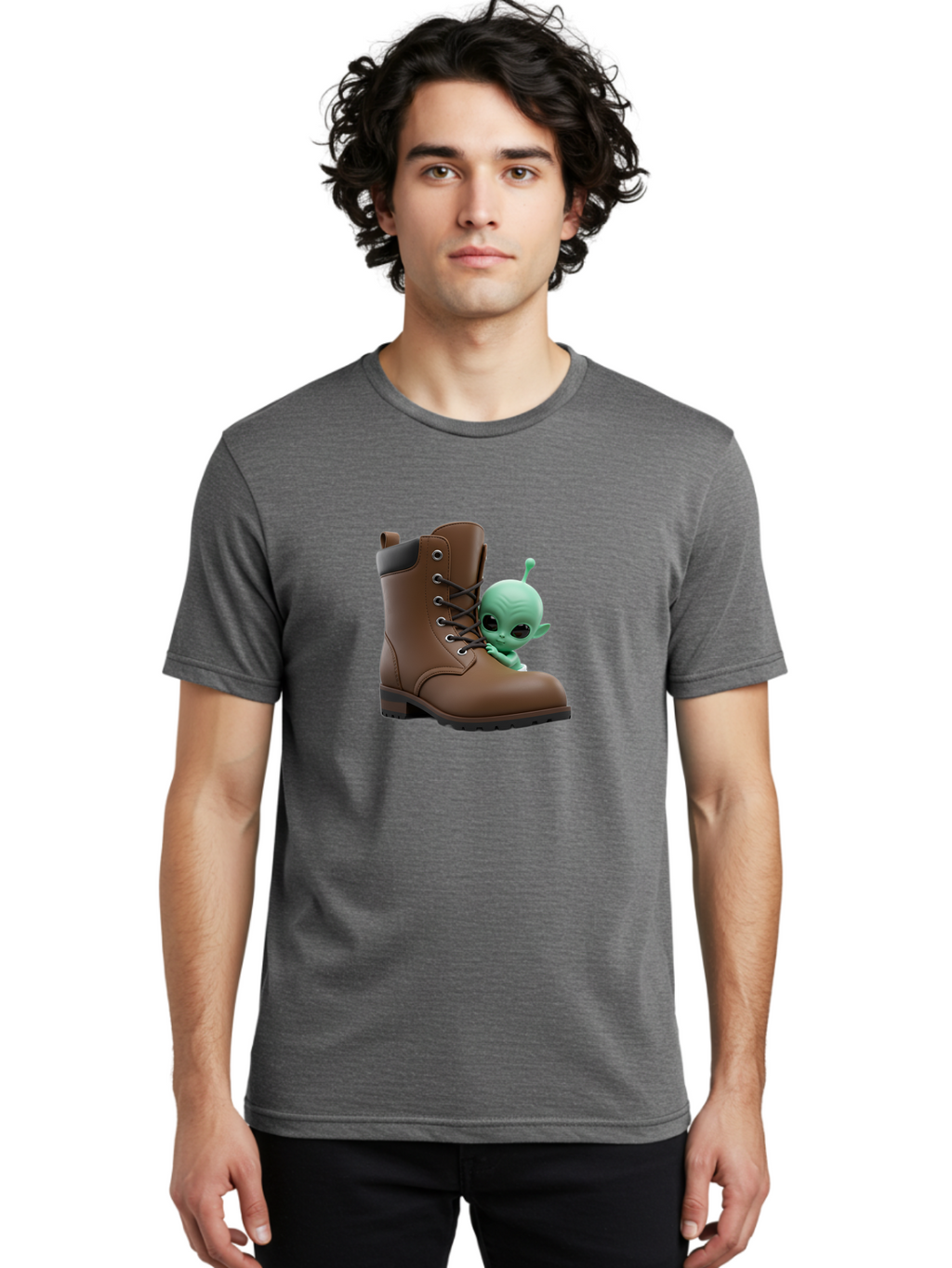 Alien-In-Boot Men'S Graphic Tee, 100% Cotton, Comfortable Casual Summer Wear, Machine Washable, Vintage Camera, Old Camera, Antique Camera, Black Camera, Classic Photography, Photography Equipment, Nostalgic Device, Film Camera, Camera Art Baj919