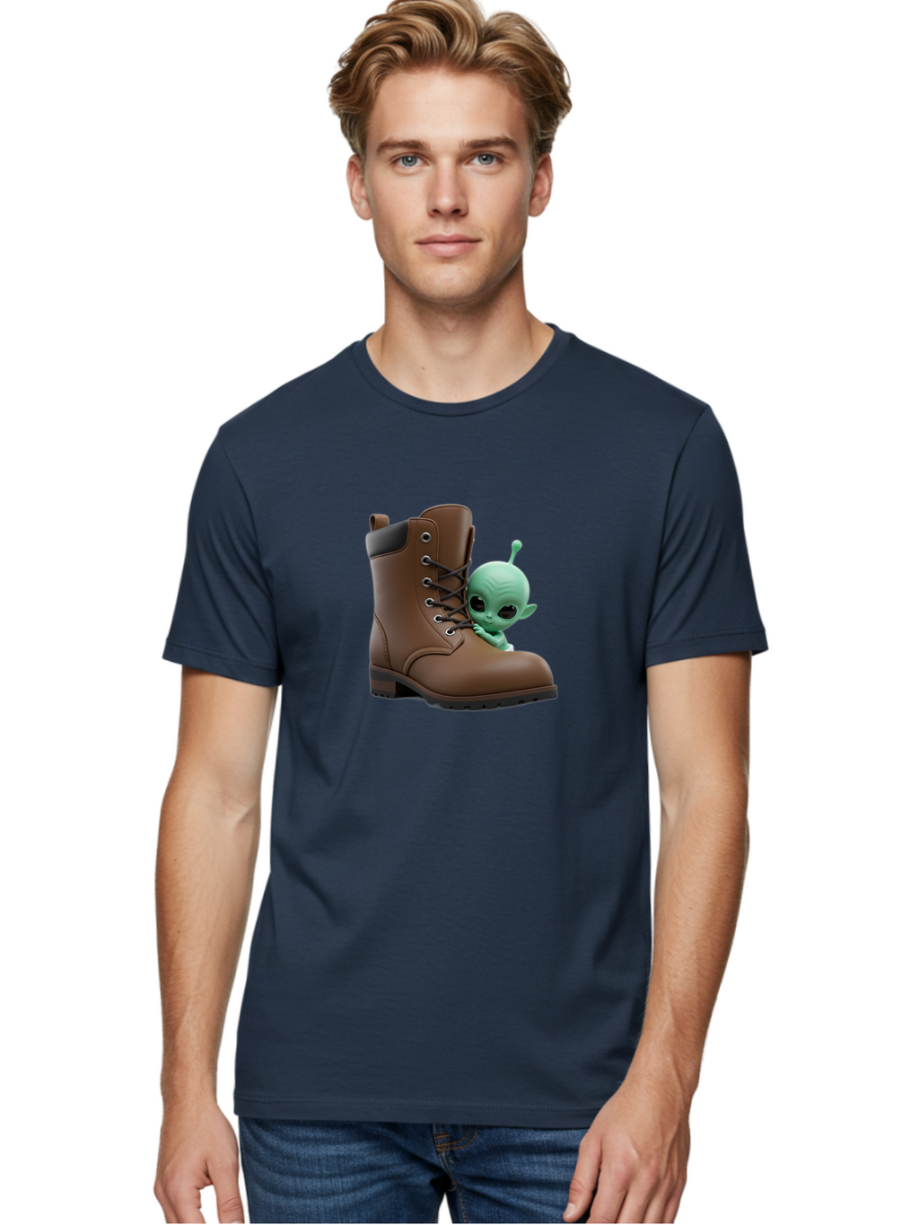Alien-In-Boot Men'S Graphic Tee, 100% Cotton, Comfortable Casual Summer Wear, Machine Washable, Vintage Camera, Old Camera, Antique Camera, Black Camera, Classic Photography, Photography Equipment, Nostalgic Device, Film Camera, Camera Art Baj919