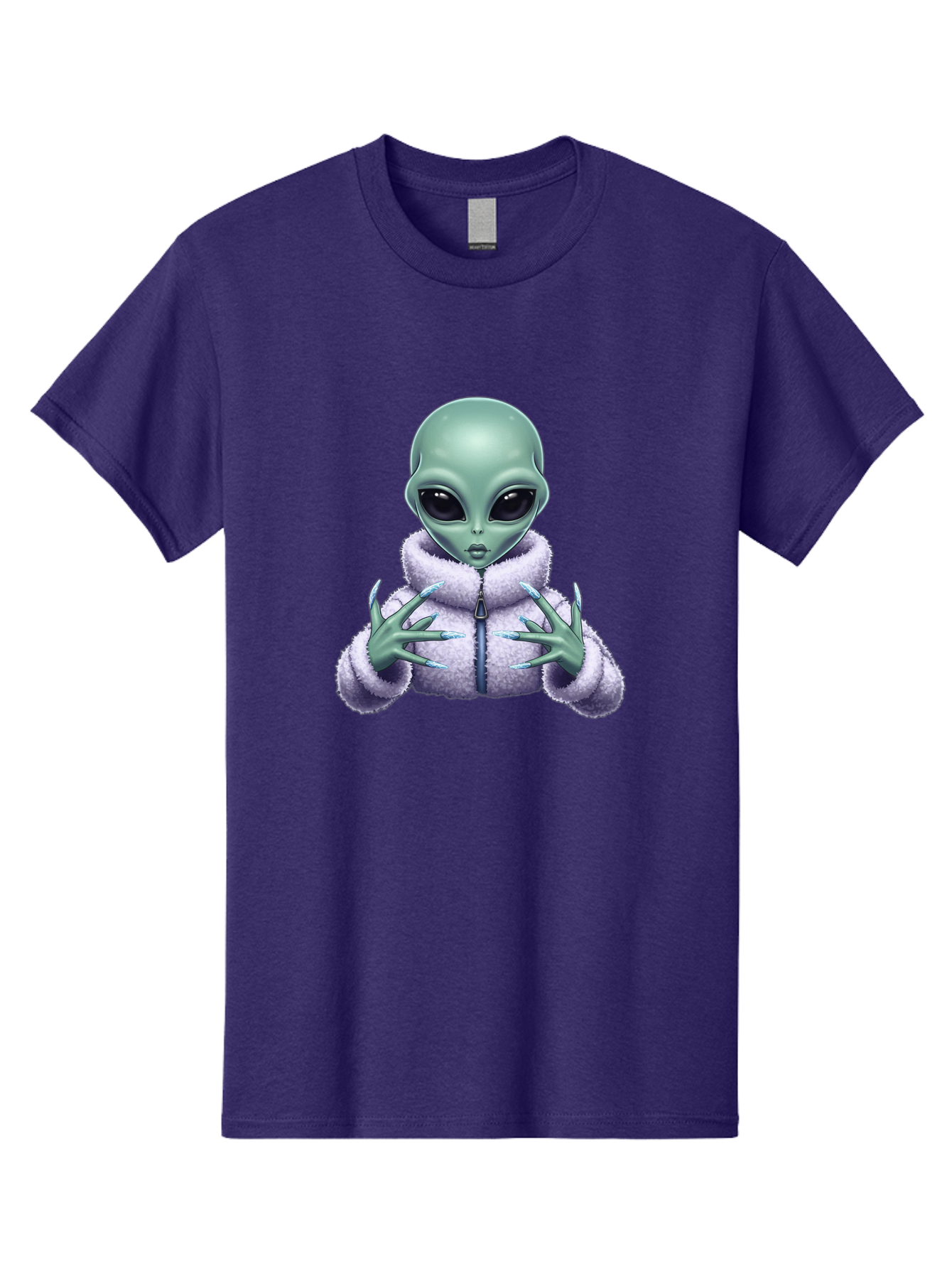 Alien-In-Sherpa-Jacket Men'S Graphic Tee, 100% Cotton, Comfortable Casual Summer Wear, Machine Washable, Vintage Camera, Old Camera, Antique Camera, Black Camera, Classic Photography, Photography Equipment, Nostalgic Device, Film Camera, Baj920