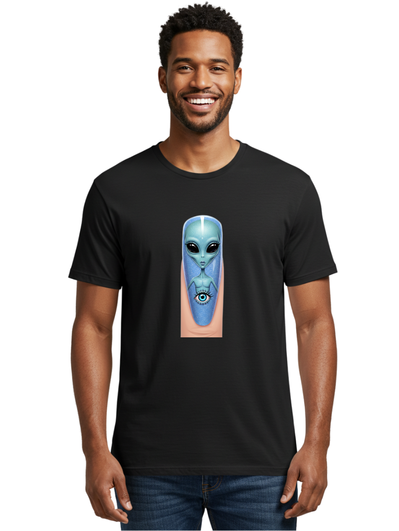 Alien-Nail-Art Men'S Graphic Tee, 100% Cotton, Comfortable Casual Summer Wear, Machine Washable, Vintage Camera, Old Camera, Antique Camera, Black Camera, Classic Photography, Photography Equipment, Nostalgic Device, Film Camera, Camera Art Baj921