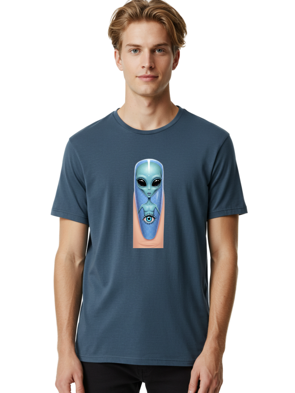 Alien-Nail-Art Men'S Graphic Tee, 100% Cotton, Comfortable Casual Summer Wear, Machine Washable, Vintage Camera, Old Camera, Antique Camera, Black Camera, Classic Photography, Photography Equipment, Nostalgic Device, Film Camera, Camera Art Baj921