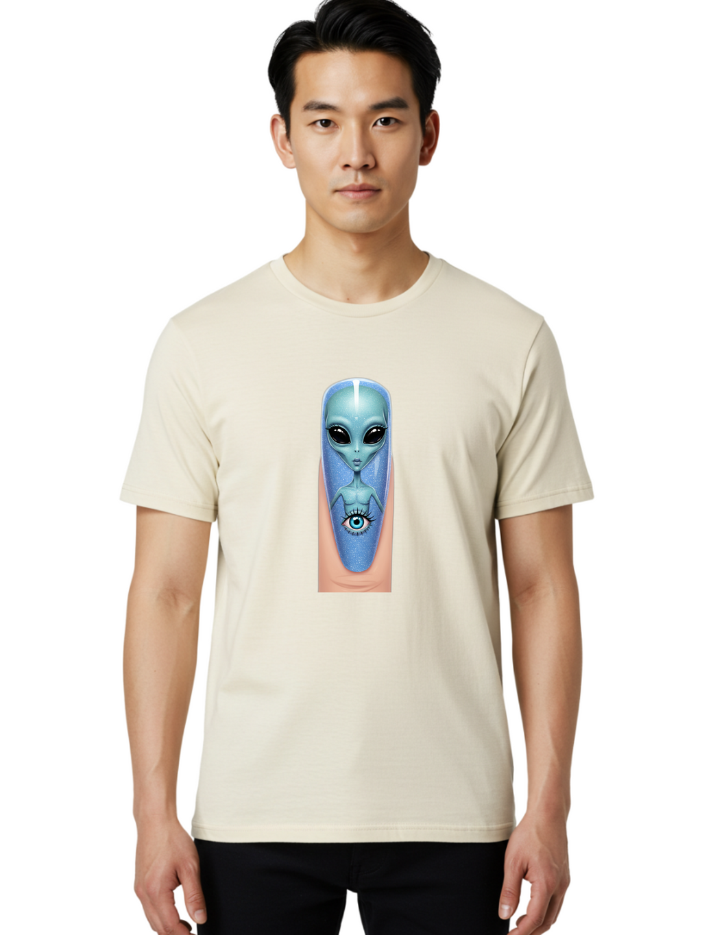 Alien-Nail-Art Men'S Graphic Tee, 100% Cotton, Comfortable Casual Summer Wear, Machine Washable, Vintage Camera, Old Camera, Antique Camera, Black Camera, Classic Photography, Photography Equipment, Nostalgic Device, Film Camera, Camera Art Baj921