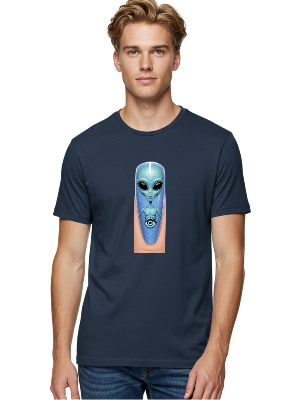 Alien-Nail-Art Men'S Graphic Tee, 100% Cotton, Comfortable Casual Summer Wear, Machine Washable, Vintage Camera, Old Camera, Antique Camera, Black Camera, Classic Photography, Photography Equipment, Nostalgic Device, Film Camera, Camera Art Baj921
