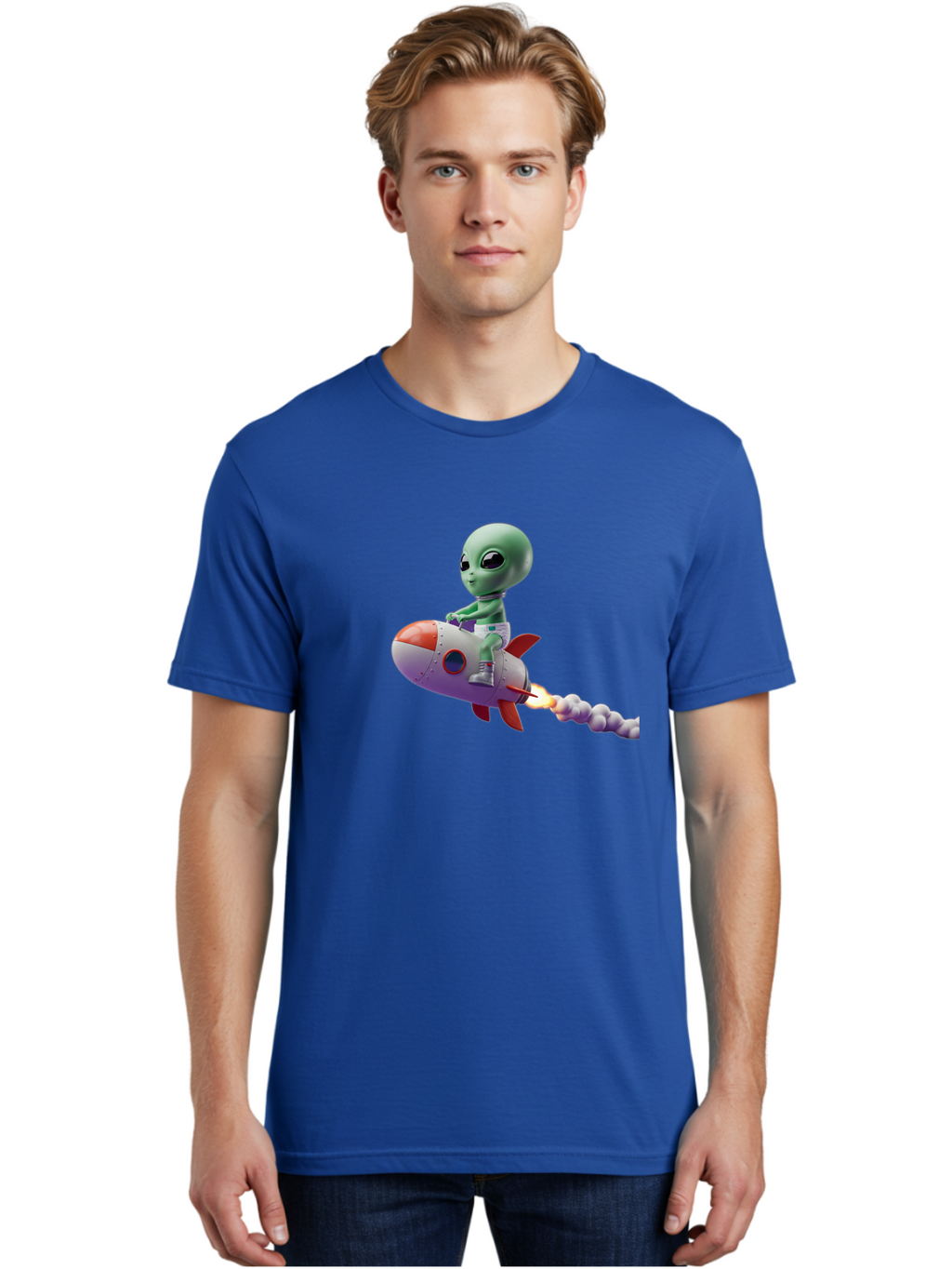 Alien-On-Rocket Men'S Graphic Tee, 100% Cotton, Comfortable Casual Summer Wear, Machine Washable, Vintage Camera, Old Camera, Antique Camera, Black Camera, Classic Photography, Photography Equipment, Nostalgic Device, Film Camera, Camera Art Baj922