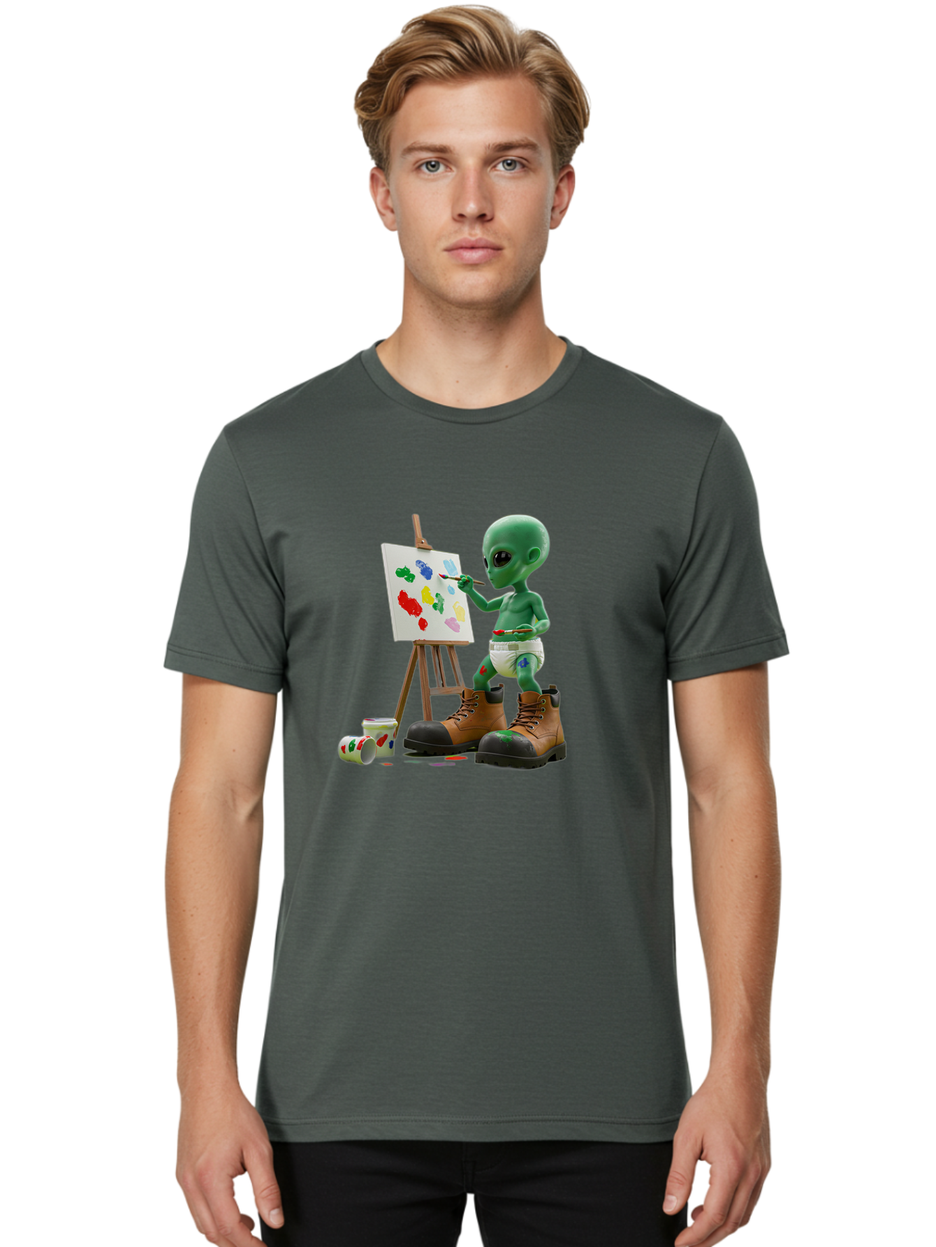 Alien-Painter Men'S Graphic Tee, 100% Cotton, Comfortable Casual Summer Wear, Machine Washable, Vintage Camera, Old Camera, Antique Camera, Black Camera, Classic Photography, Photography Equipment, Nostalgic Device, Film Camera, Camera Art Baj923