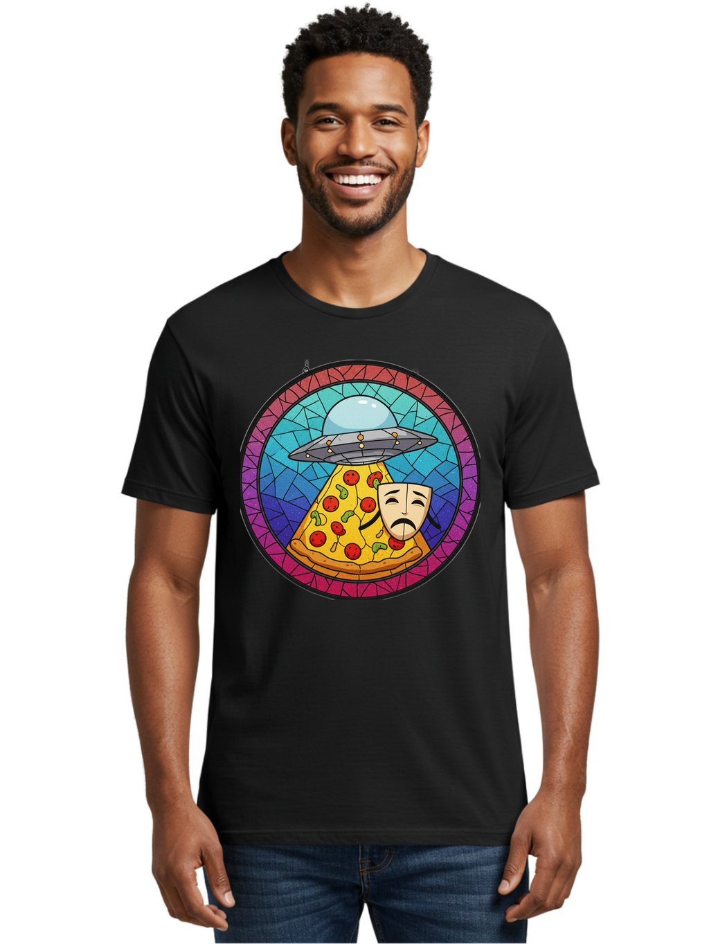 Alien-Pizza Men'S Graphic Tee, 100% Cotton, Comfortable Casual Summer Wear, Machine Washable, Vintage Camera, Old Camera, Antique Camera, Black Camera, Classic Photography, Photography Equipment, Nostalgic Device, Film Camera, Camera Art Baj924