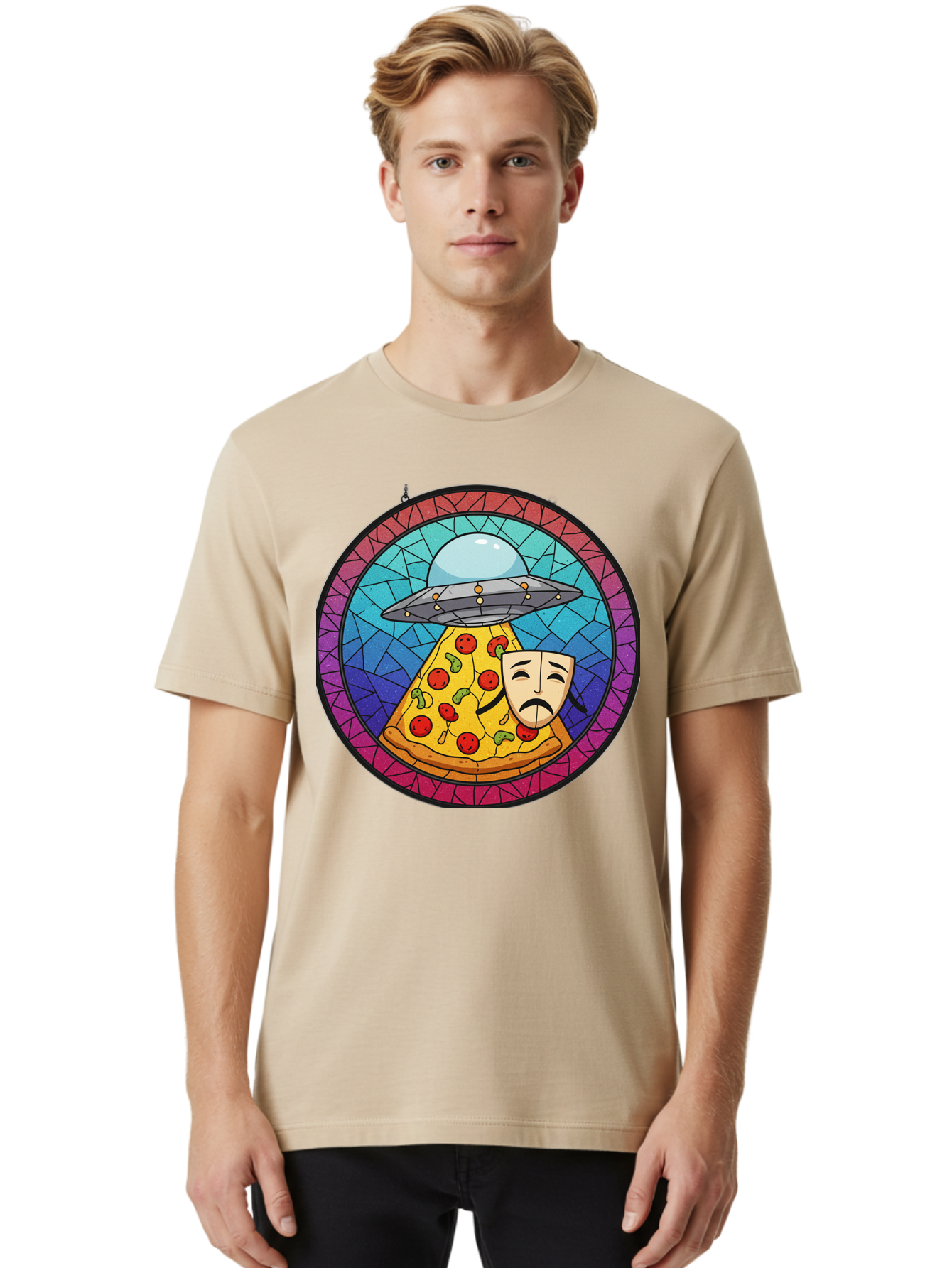 Alien-Pizza Men'S Graphic Tee, 100% Cotton, Comfortable Casual Summer Wear, Machine Washable, Vintage Camera, Old Camera, Antique Camera, Black Camera, Classic Photography, Photography Equipment, Nostalgic Device, Film Camera, Camera Art Baj924