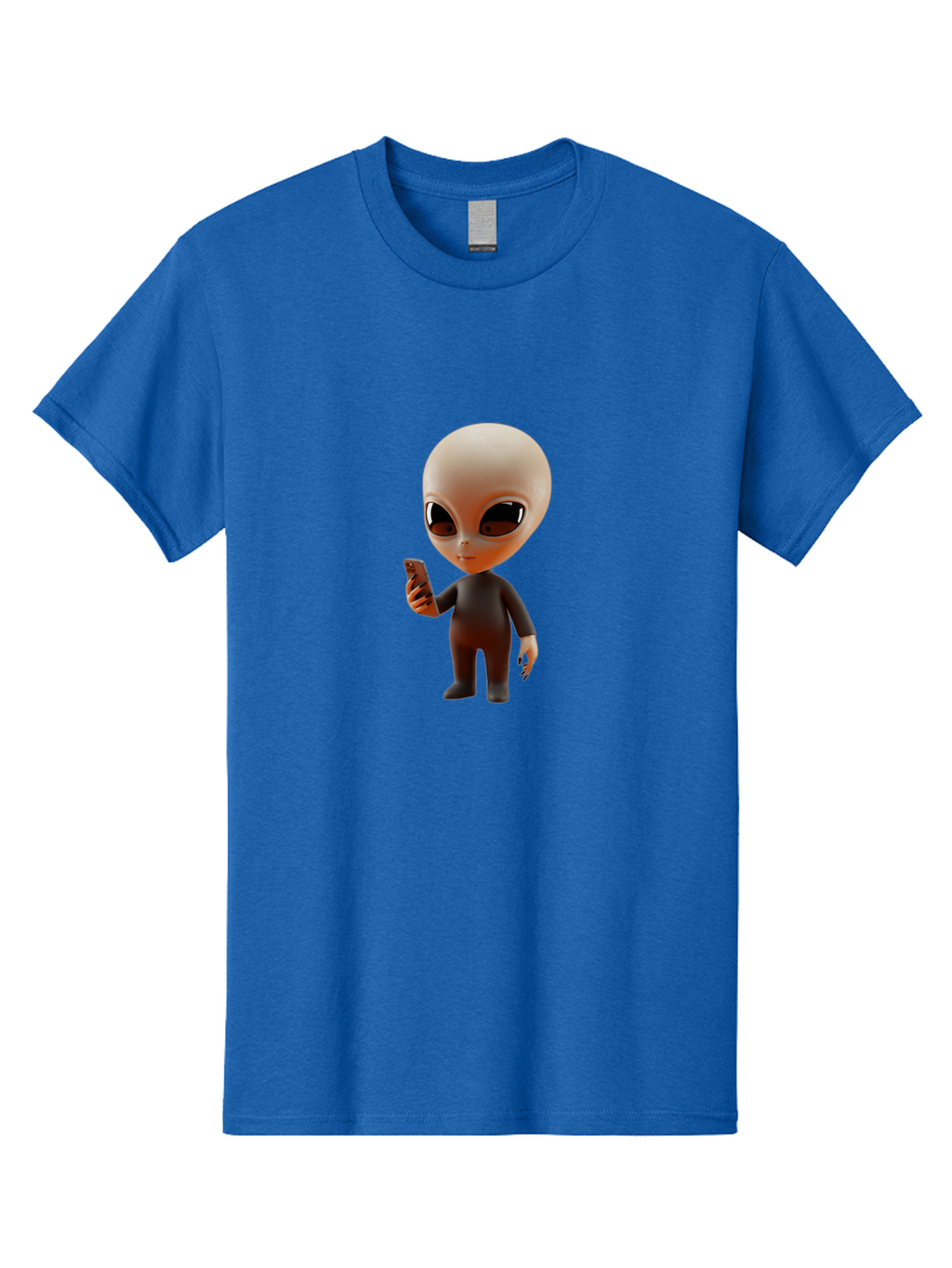 Alien-With-Smartphone Men'S Graphic Tee, 100% Cotton, Comfortable Casual Summer Wear, Machine Washable, Vintage Camera, Old Camera, Antique Camera, Black Camera, Classic Photography, Photography Equipment, Nostalgic Device, Film Camera, Baj927