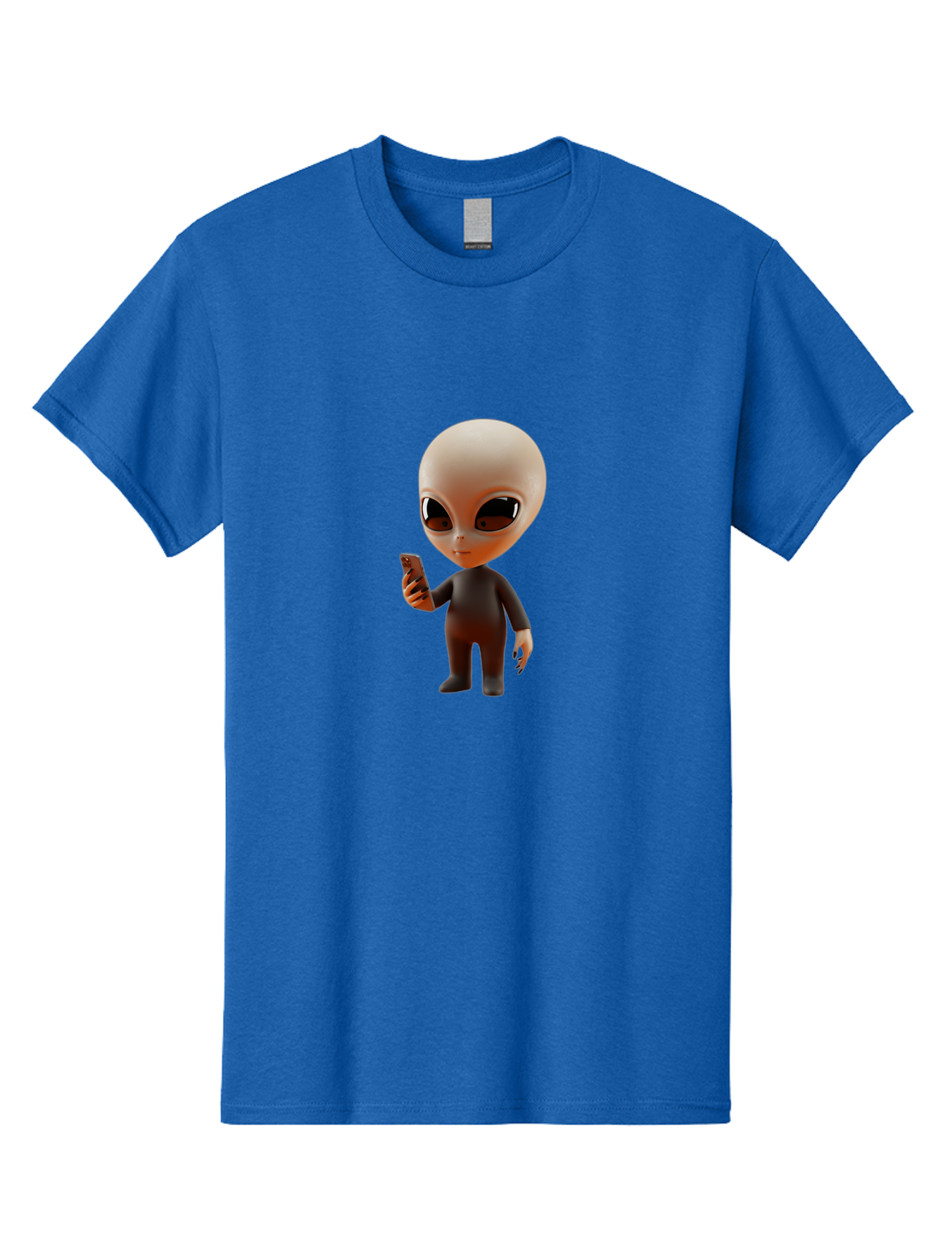 Alien-With-Smartphone Men'S Graphic Tee, 100% Cotton, Comfortable Casual Summer Wear, Machine Washable, Vintage Camera, Old Camera, Antique Camera, Black Camera, Classic Photography, Photography Equipment, Nostalgic Device, Film Camera, Baj927