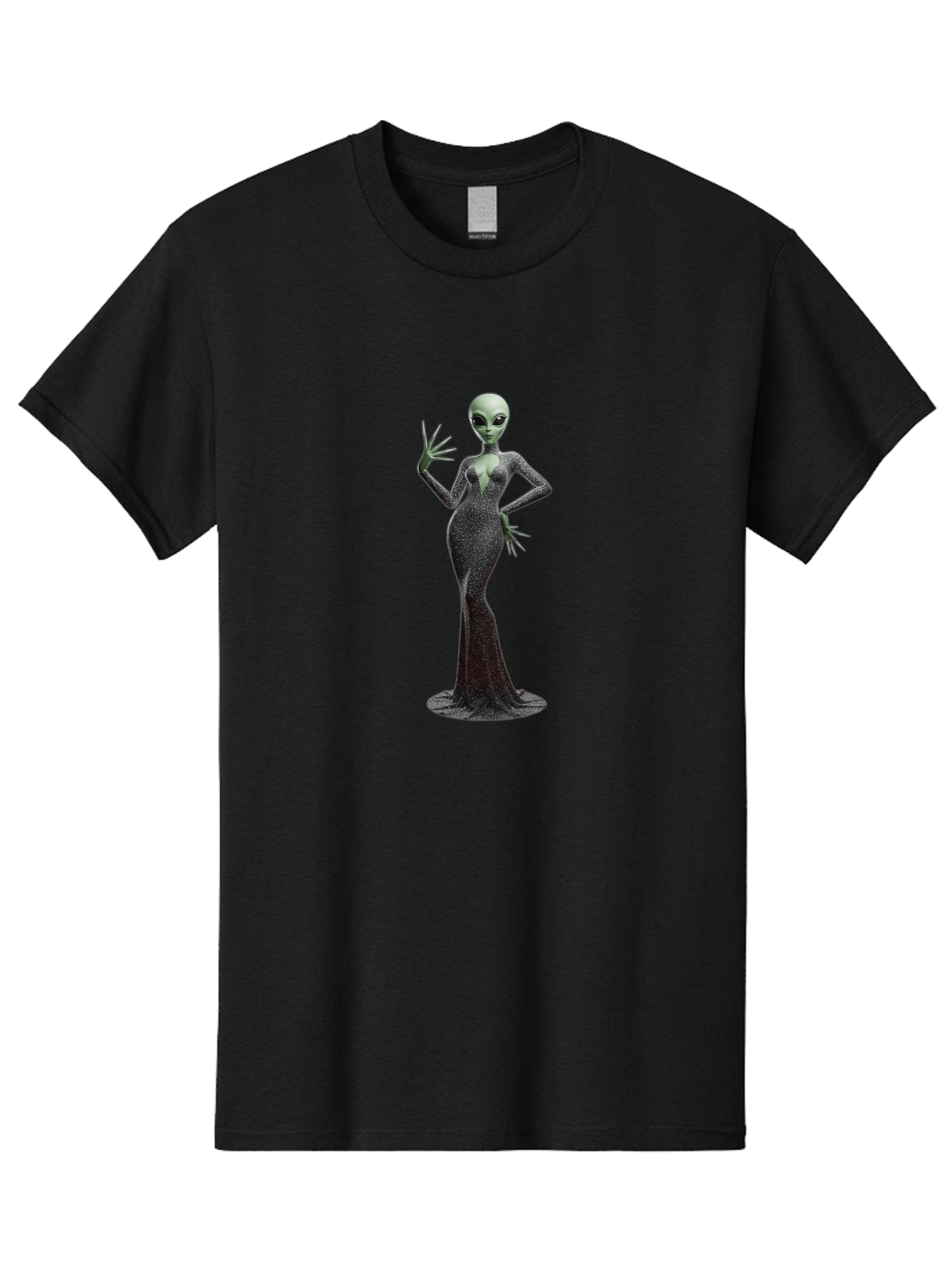 Alien-Woman-1 Men'S Graphic Tee, 100% Cotton, Comfortable Casual Summer Wear, Machine Washable, Vintage Camera, Old Camera, Antique Camera, Black Camera, Classic Photography, Photography Equipment, Nostalgic Device, Film Camera, Camera Art Baj928