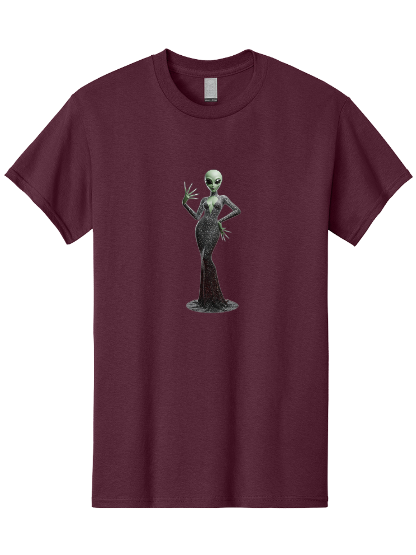 Alien-Woman-1 Men'S Graphic Tee, 100% Cotton, Comfortable Casual Summer Wear, Machine Washable, Vintage Camera, Old Camera, Antique Camera, Black Camera, Classic Photography, Photography Equipment, Nostalgic Device, Film Camera, Camera Art Baj928
