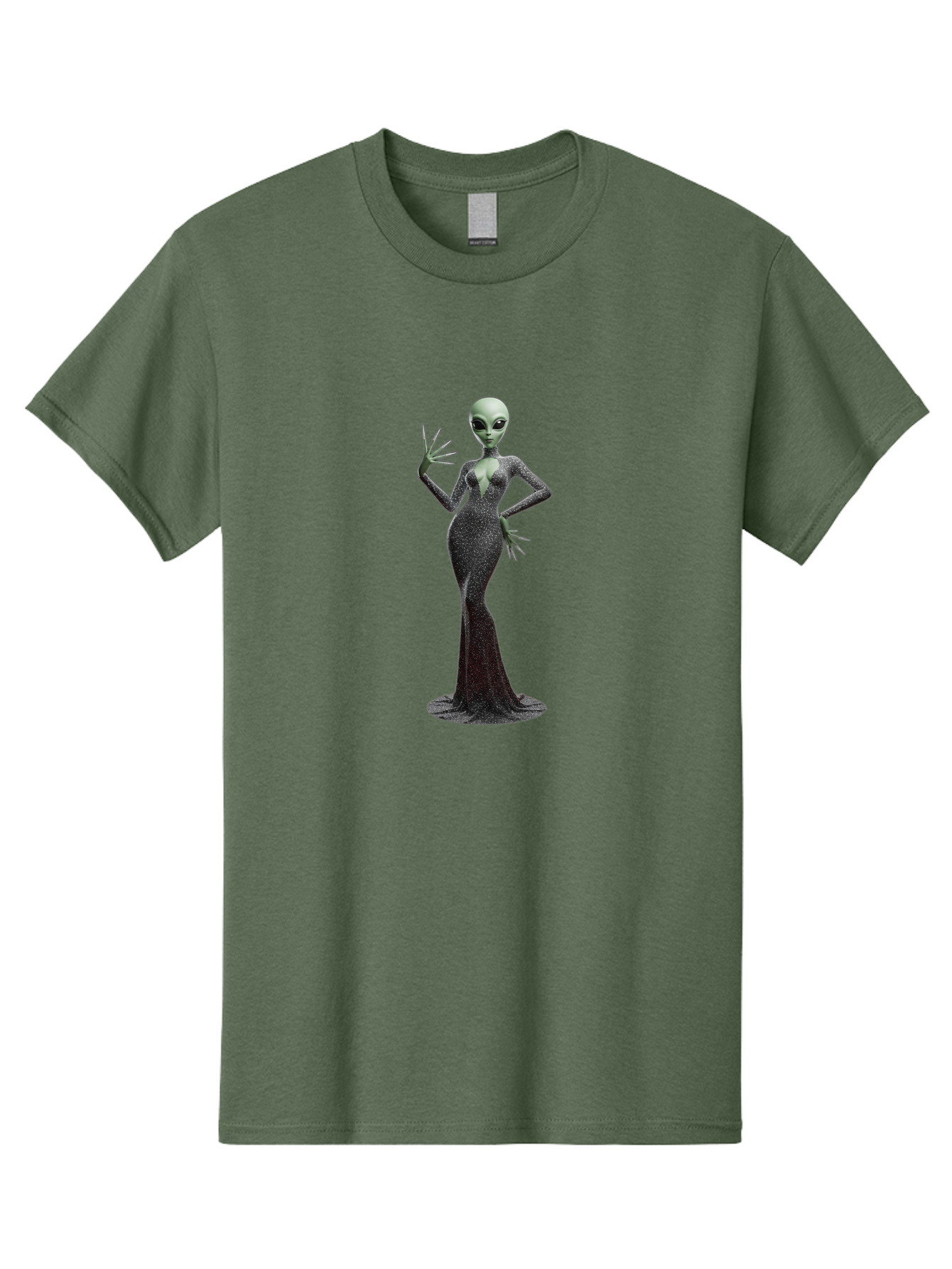 Alien-Woman-1 Men'S Graphic Tee, 100% Cotton, Comfortable Casual Summer Wear, Machine Washable, Vintage Camera, Old Camera, Antique Camera, Black Camera, Classic Photography, Photography Equipment, Nostalgic Device, Film Camera, Camera Art Baj928