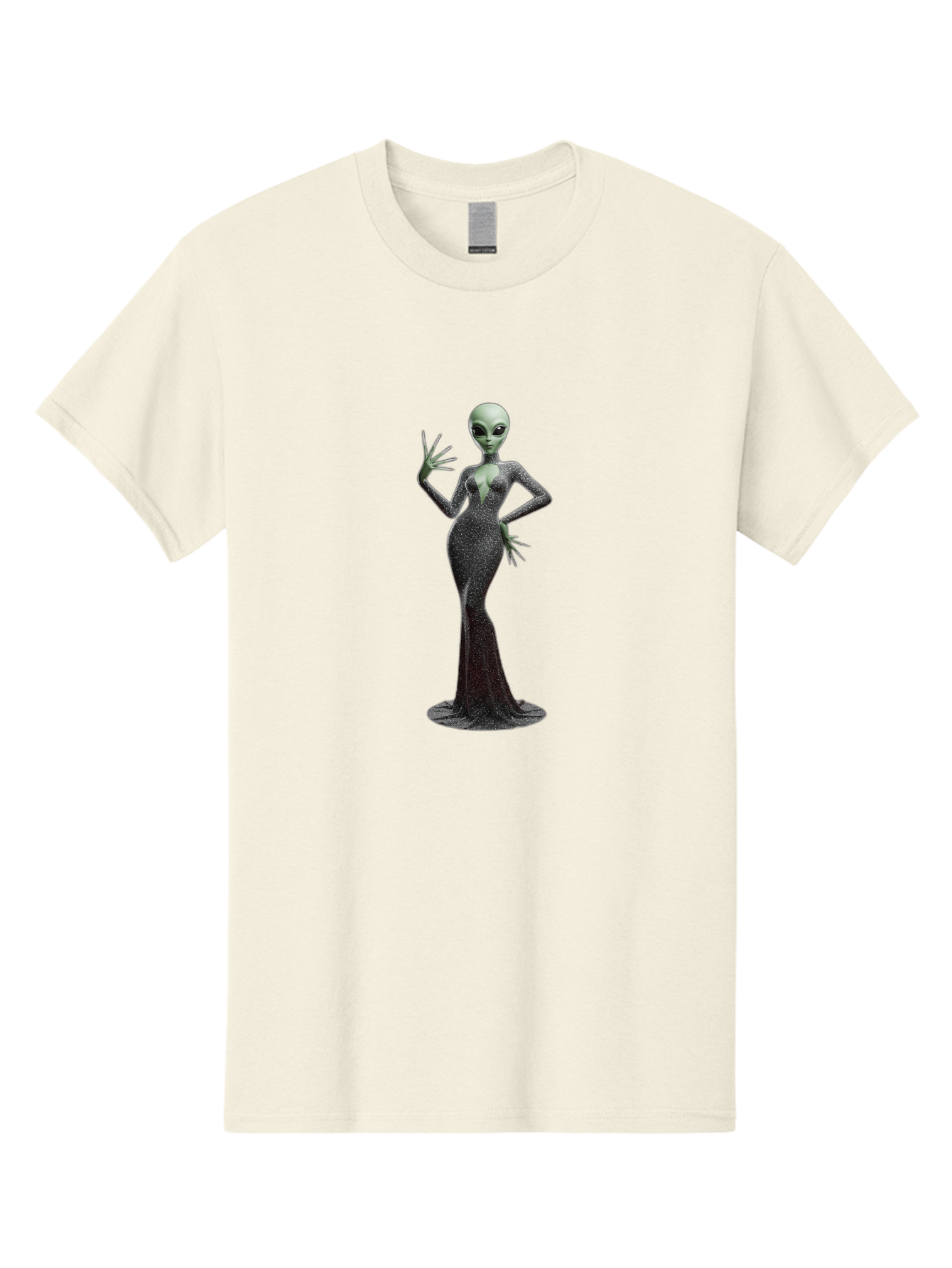 Alien-Woman-1 Men'S Graphic Tee, 100% Cotton, Comfortable Casual Summer Wear, Machine Washable, Vintage Camera, Old Camera, Antique Camera, Black Camera, Classic Photography, Photography Equipment, Nostalgic Device, Film Camera, Camera Art Baj928
