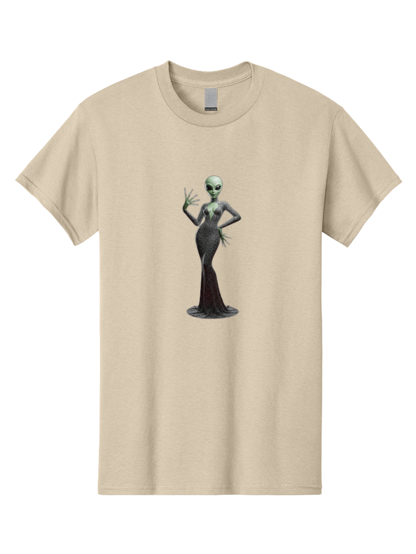Alien-Woman-1 Men'S Graphic Tee, 100% Cotton, Comfortable Casual Summer Wear, Machine Washable, Vintage Camera, Old Camera, Antique Camera, Black Camera, Classic Photography, Photography Equipment, Nostalgic Device, Film Camera, Camera Art Baj928