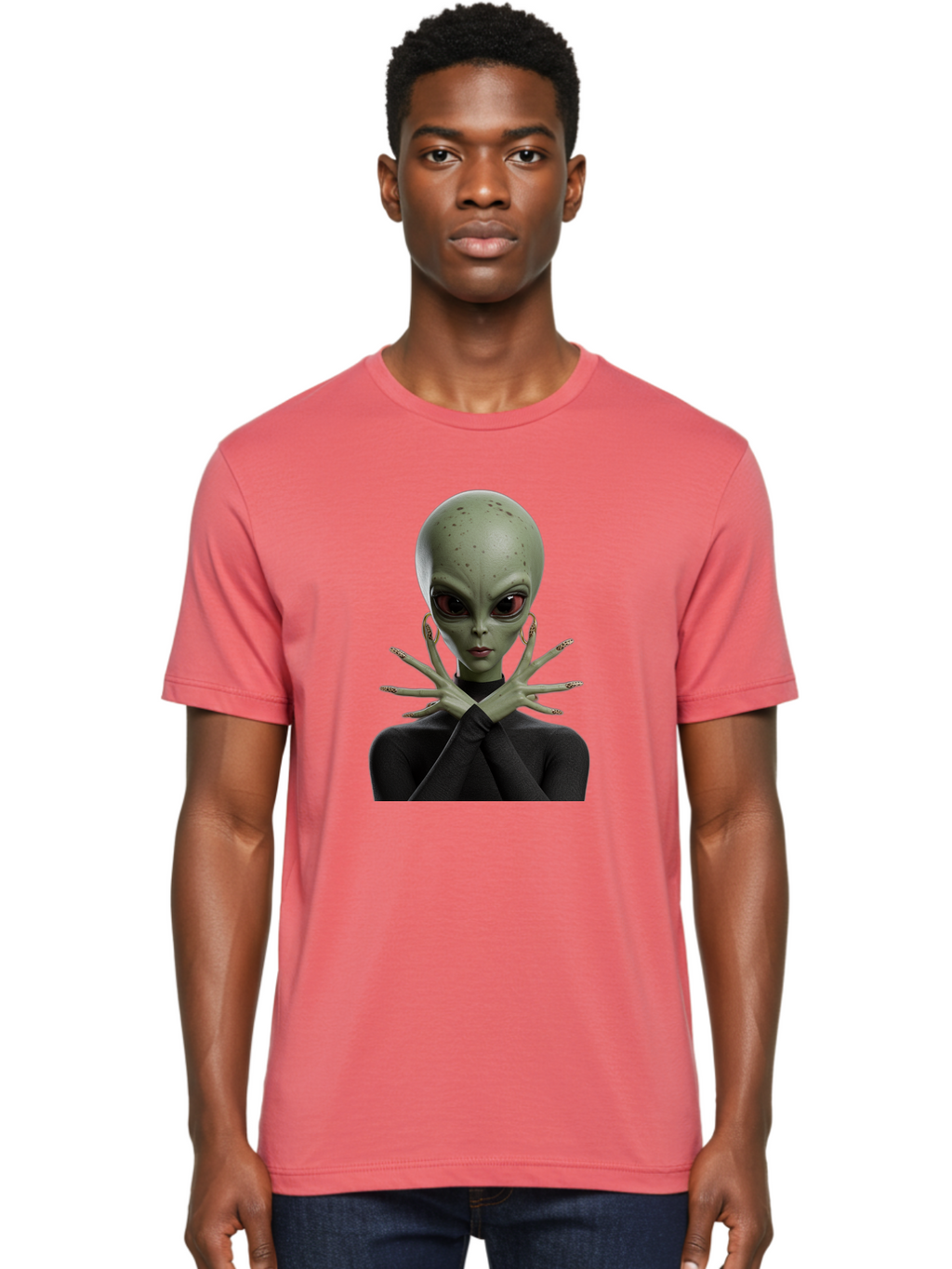 Alien-Woman Men'S Graphic Tee, 100% Cotton, Comfortable Casual Summer Wear, Machine Washable, Vintage Camera, Old Camera, Antique Camera, Black Camera, Classic Photography, Photography Equipment, Nostalgic Device, Film Camera, Camera Art Baj929