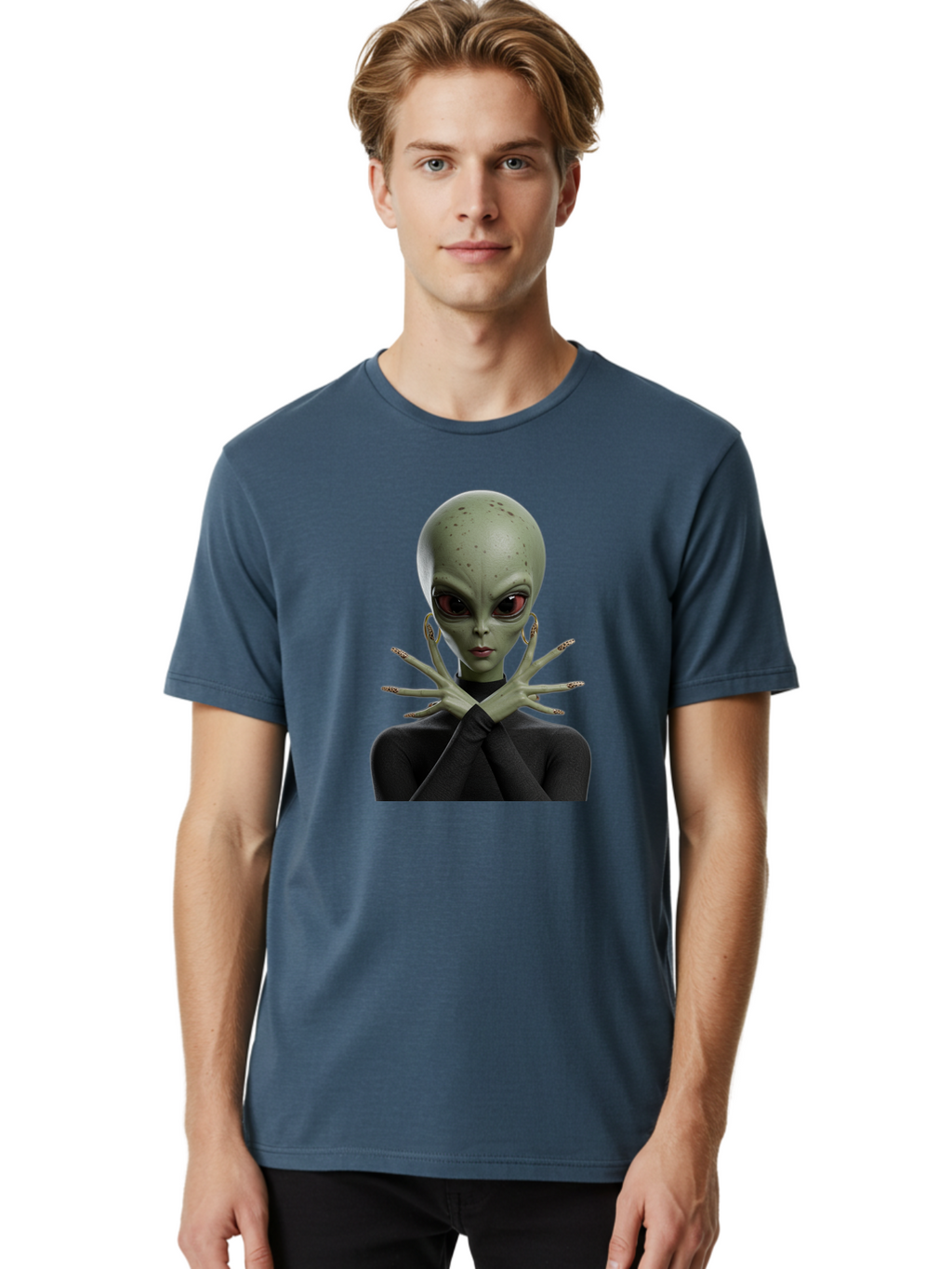 Alien-Woman Men'S Graphic Tee, 100% Cotton, Comfortable Casual Summer Wear, Machine Washable, Vintage Camera, Old Camera, Antique Camera, Black Camera, Classic Photography, Photography Equipment, Nostalgic Device, Film Camera, Camera Art Baj929