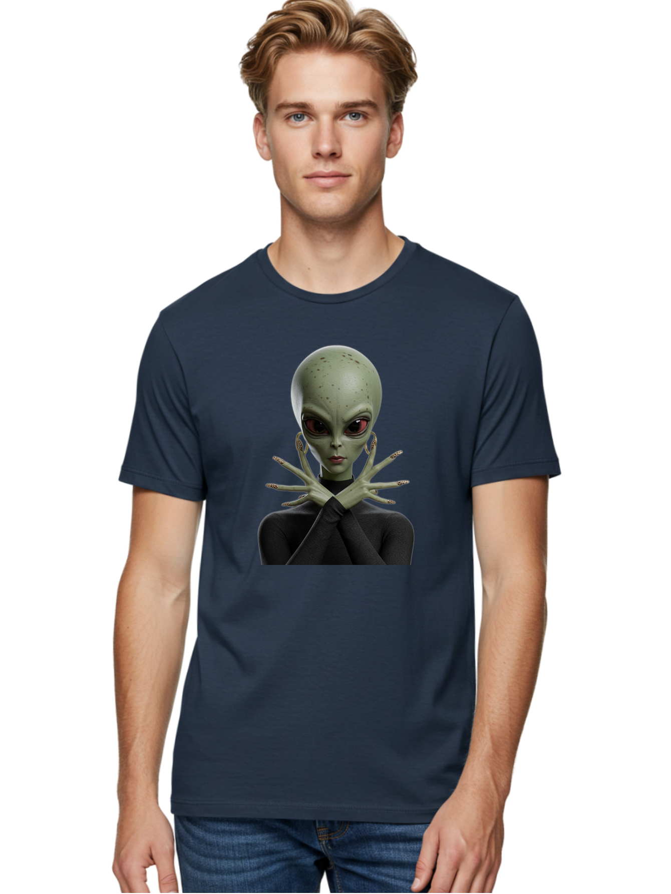 Alien-Woman Men'S Graphic Tee, 100% Cotton, Comfortable Casual Summer Wear, Machine Washable, Vintage Camera, Old Camera, Antique Camera, Black Camera, Classic Photography, Photography Equipment, Nostalgic Device, Film Camera, Camera Art Baj929