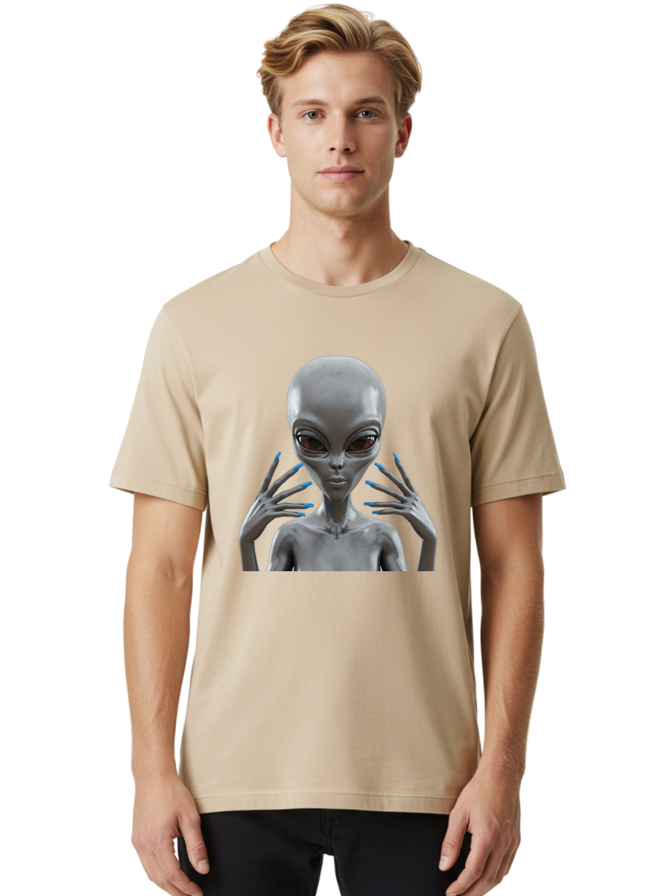 Alien Men'S Graphic Tee, 100% Cotton, Comfortable Casual Summer Wear, Machine Washable, Vintage Camera, Old Camera, Antique Camera, Black Camera, Classic Photography, Photography Equipment, Nostalgic Device, Film Camera, Camera Art Baj930