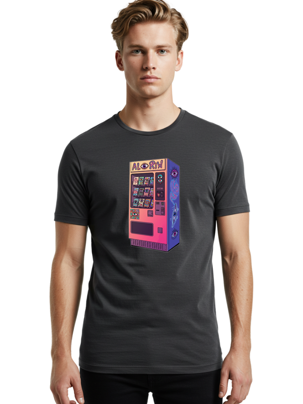 Aloriw Men'S Graphic Tee, 100% Cotton, Comfortable Casual Summer Wear, Machine Washable, Vintage Camera, Old Camera, Antique Camera, Black Camera, Classic Photography, Photography Equipment, Nostalgic Device, Film Camera, Camera Art Baj932