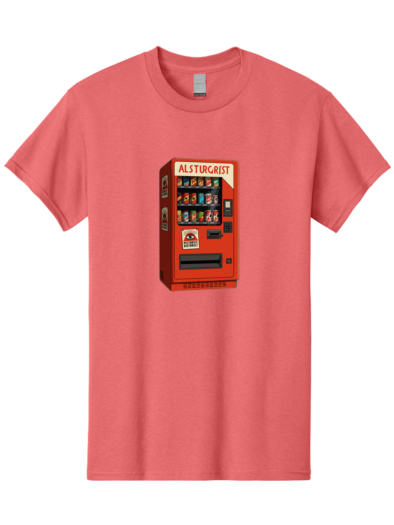 Alsturgrist-Vending-Machine Men'S Graphic Tee, 100% Cotton, Comfortable Casual Summer Wear, Machine Washable, Vintage Camera, Old Camera, Antique Camera, Black Camera, Classic Photography, Photography Equipment, Nostalgic Device, Film Camera, Baj933