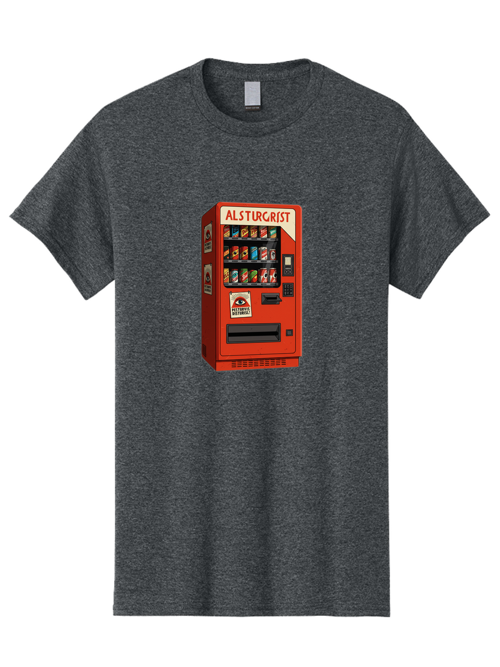 Alsturgrist-Vending-Machine Men'S Graphic Tee, 100% Cotton, Comfortable Casual Summer Wear, Machine Washable, Vintage Camera, Old Camera, Antique Camera, Black Camera, Classic Photography, Photography Equipment, Nostalgic Device, Film Camera, Baj933